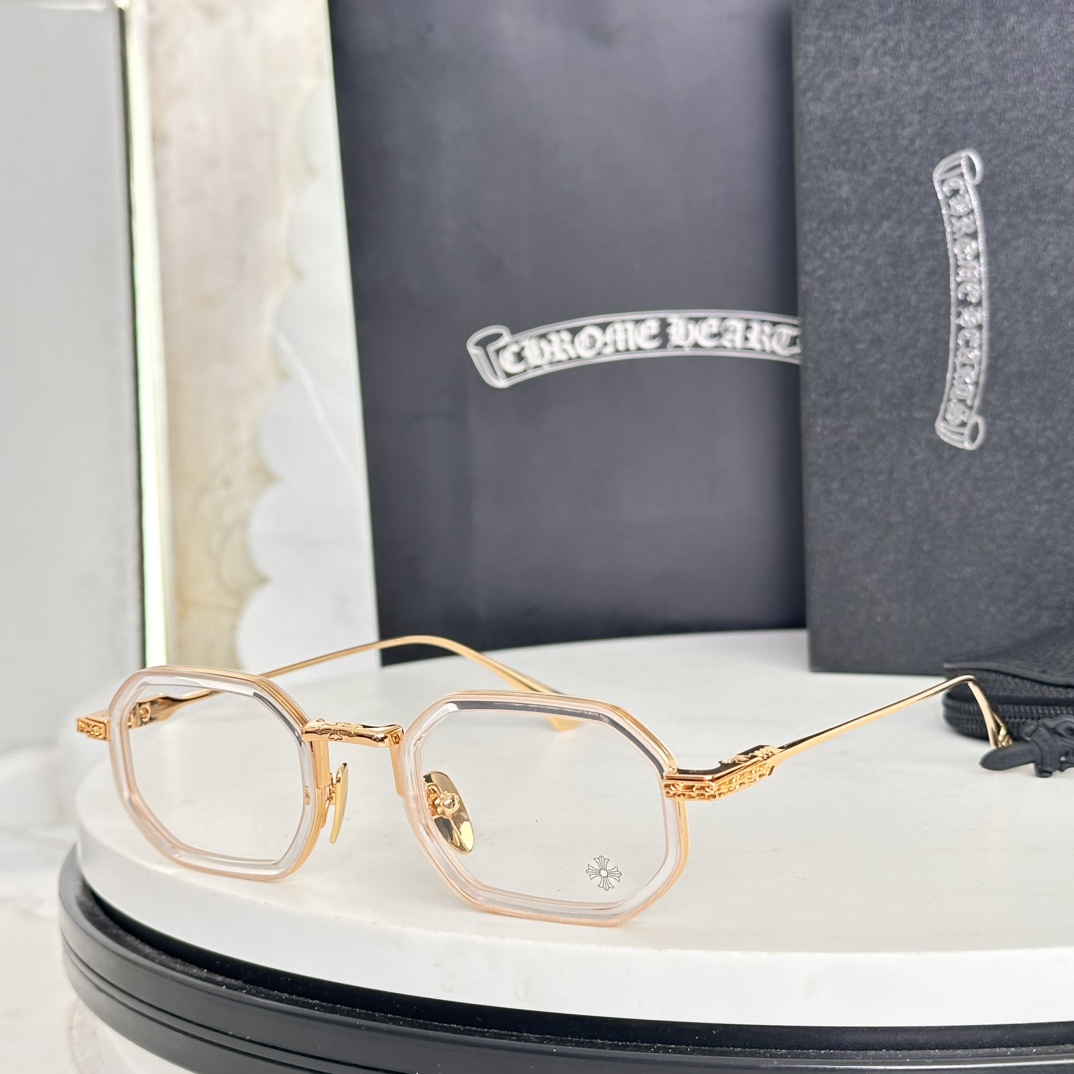 ‼️CHROME HEART*⚜️⚜️⚜️MODEL: STYLIDA⚜️⚜️⚜️SIZE: 49口24