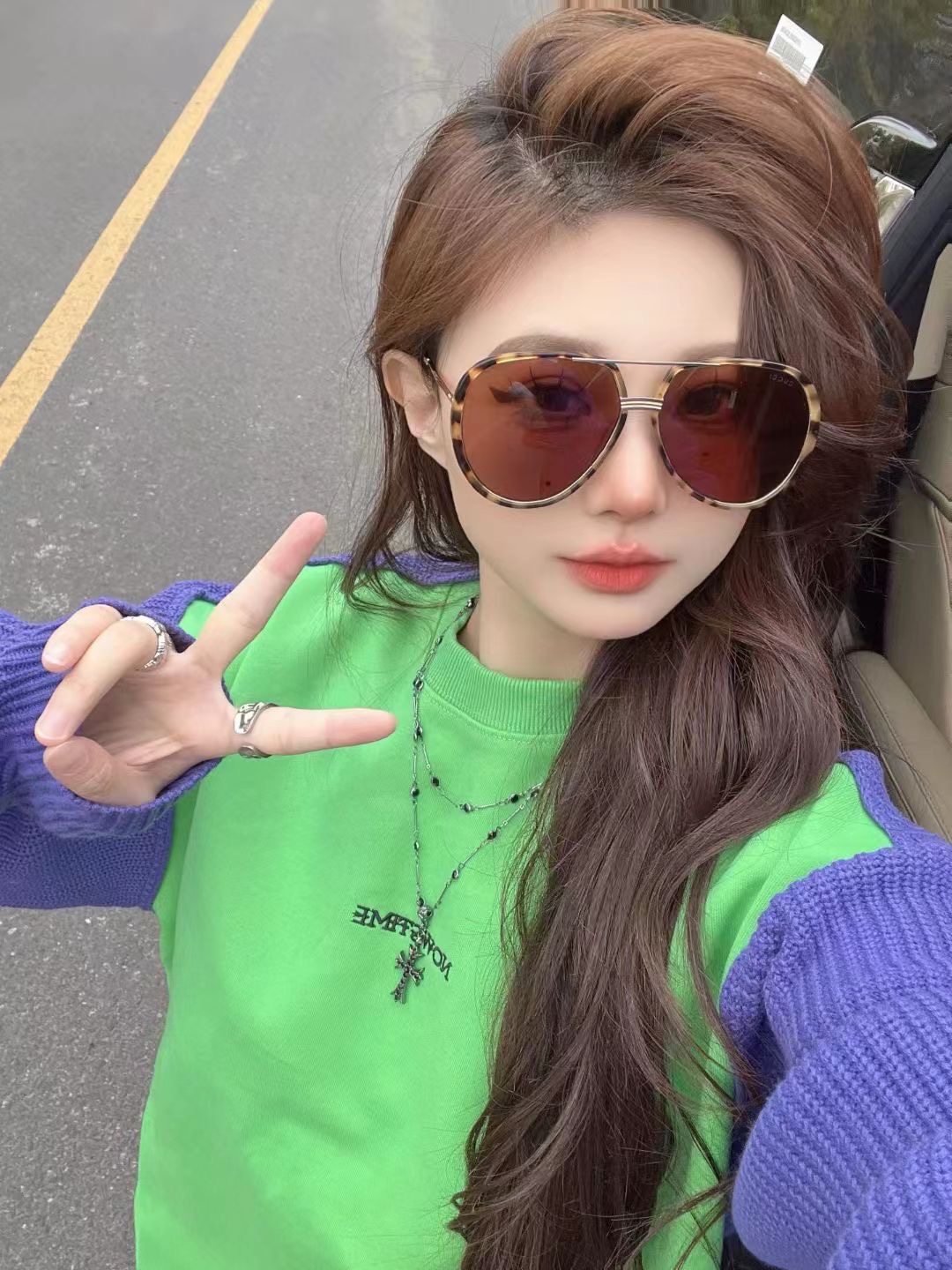 ‼️ 模特图 GUCC*🐝🐝🐝MODEL：GG0904S🐝🐝🐝SIZE：60口15-145🐝🐝🐝