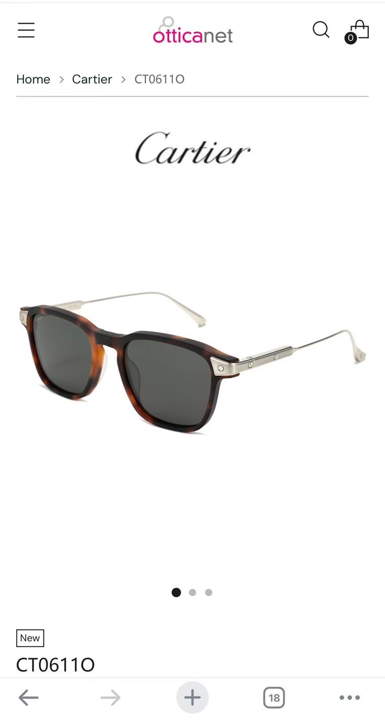 ‼️ 官网图 Cartie*✨✨✨MODEL：CT0611O✨✨✨SIZE: 52口20-145✨✨✨