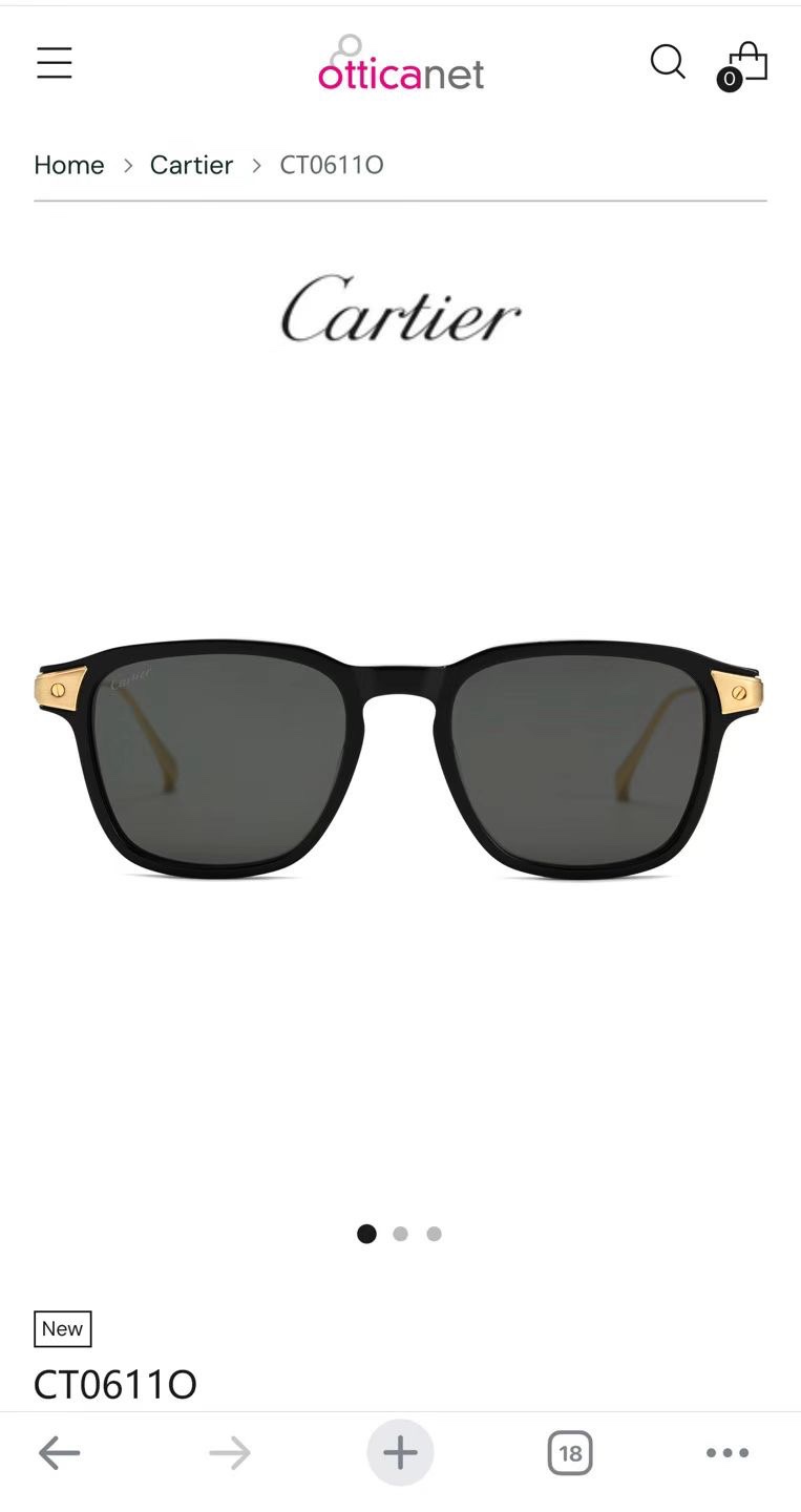 ‼️ 官网图 Cartie*✨✨✨MODEL：CT0611O✨✨✨SIZE: 52口20-145✨✨✨