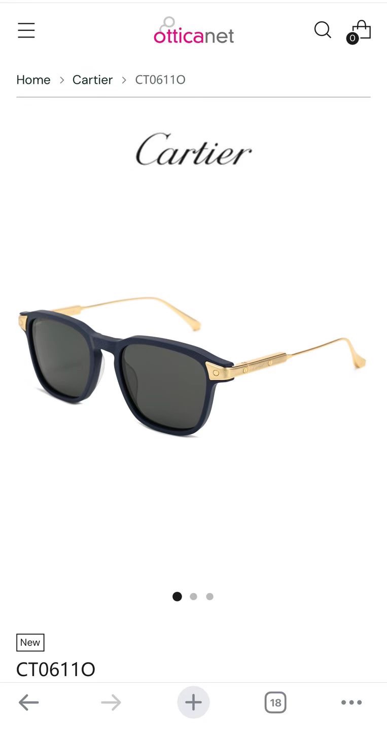 ‼️ 官网图 Cartie*✨✨✨MODEL：CT0611O✨✨✨SIZE: 52口20-145✨✨✨