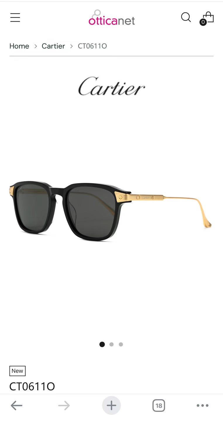 ‼️ 官网图 Cartie*✨✨✨MODEL：CT0611O✨✨✨SIZE: 52口20-145✨✨✨