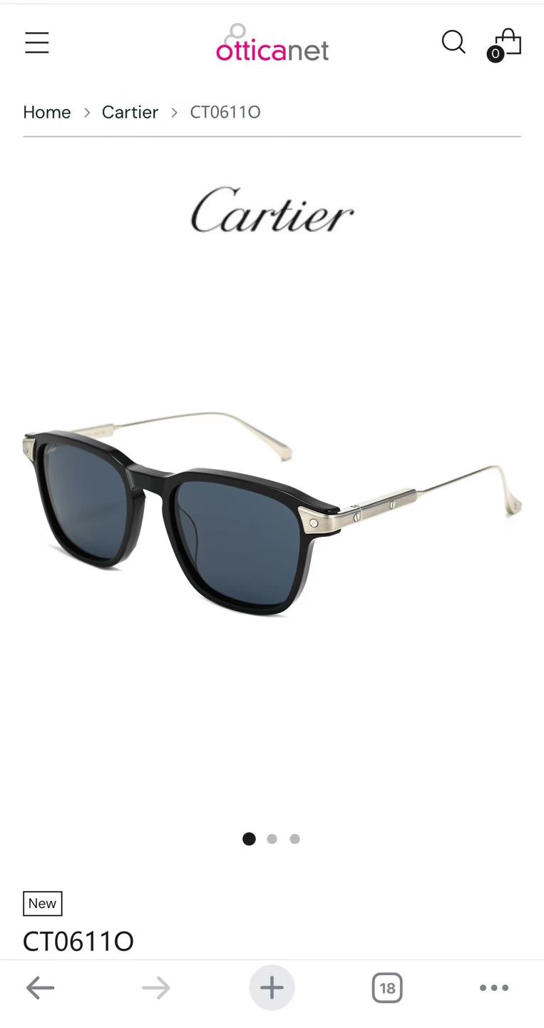 ‼️ 官网图 Cartie*✨✨✨MODEL：CT0611O✨✨✨SIZE: 52口20-145✨✨✨