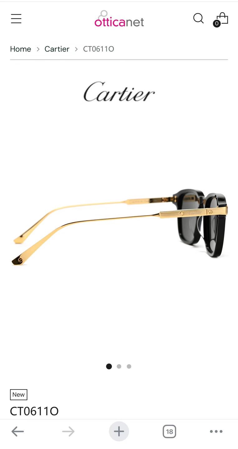 ‼️ 官网图 Cartie*✨✨✨MODEL：CT0611O✨✨✨SIZE: 52口20-145✨✨✨