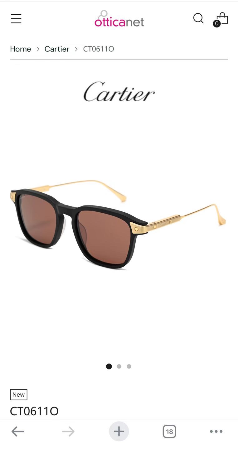 ‼️ 官网图 Cartie*✨✨✨MODEL：CT0611O✨✨✨SIZE: 52口20-145✨✨✨