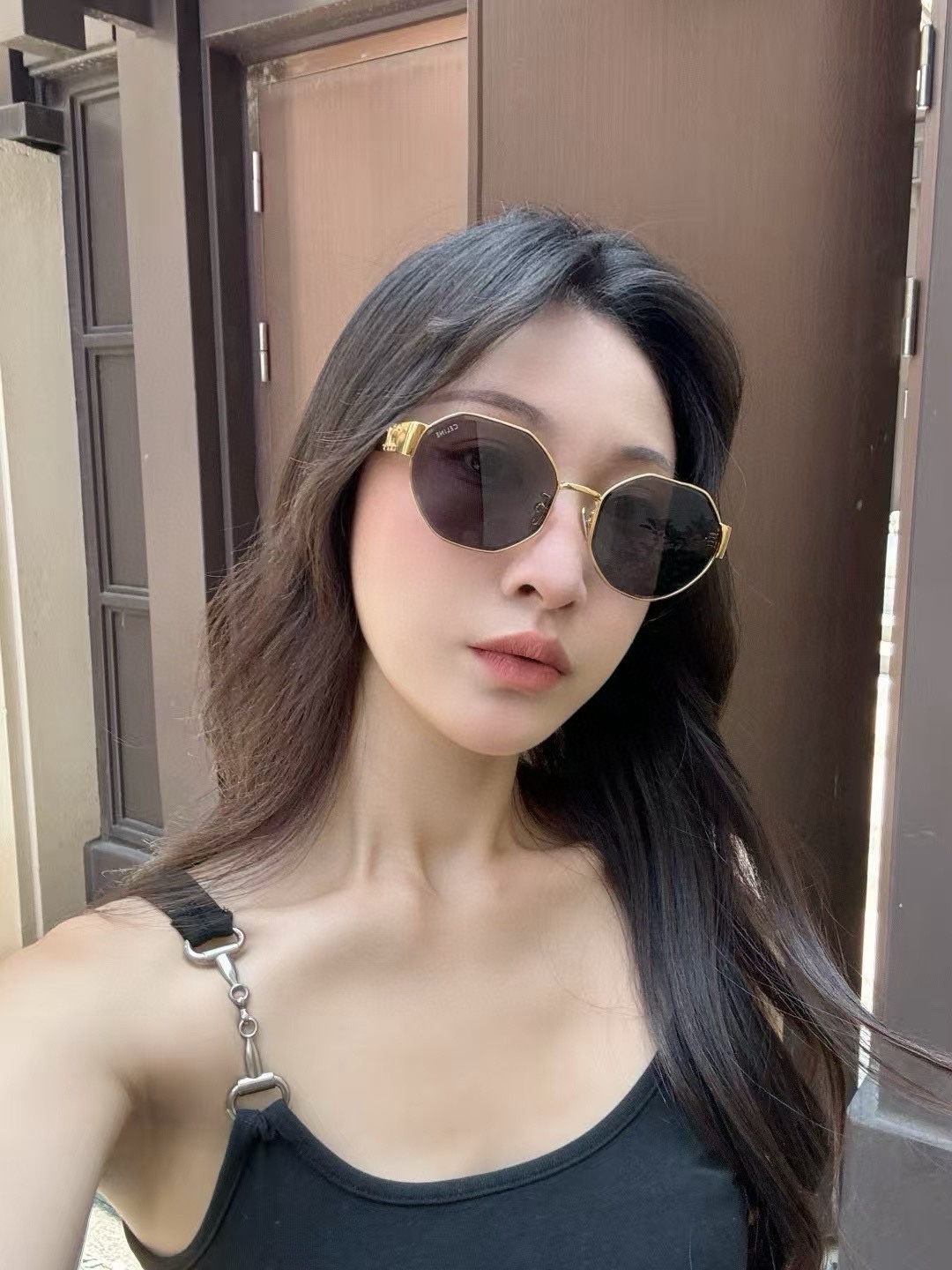 ‼️ 模特图 CELIN*🌟🌟🌟MODEL:CL42117U🌟🌟🌟SIZE:58口18-145🌟🌟🌟