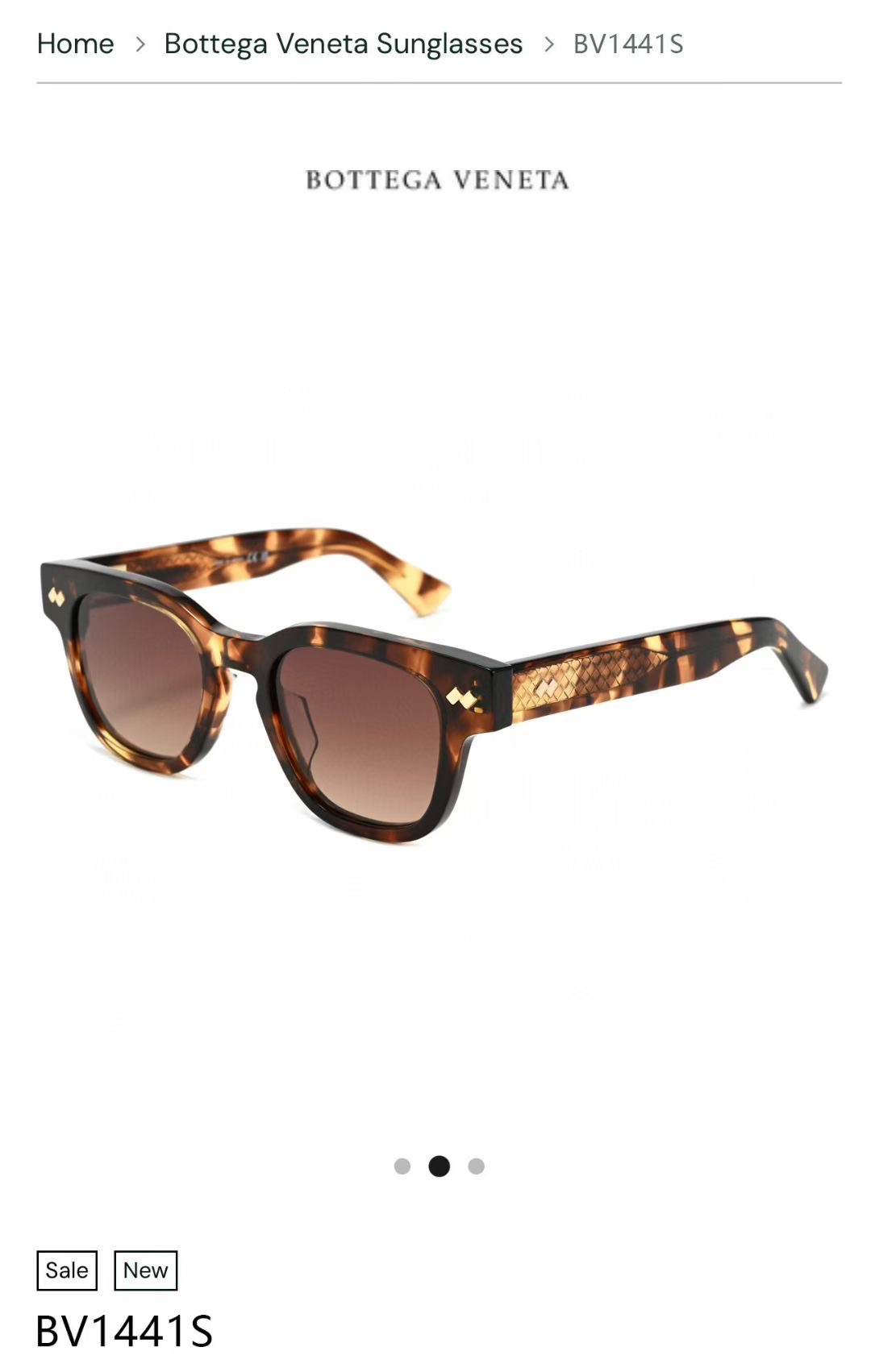 ‼️ 官网图 BOTTEGA VENET*🌟🌟🌟MODEL：BV1441S🌟🌟🌟SIZE：48口20-1