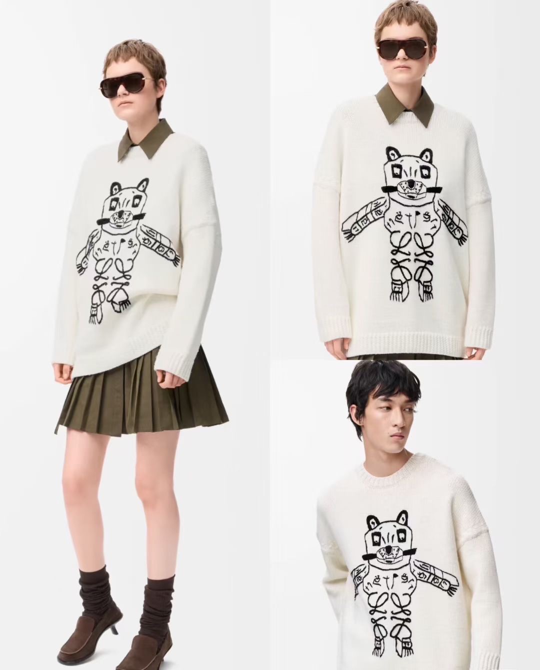 ‼️ 模特图 LOEWE🌟🌟🌟MODEL：LW40186I🌟🌟🌟SIZE：52口16-140🌟🌟🌟