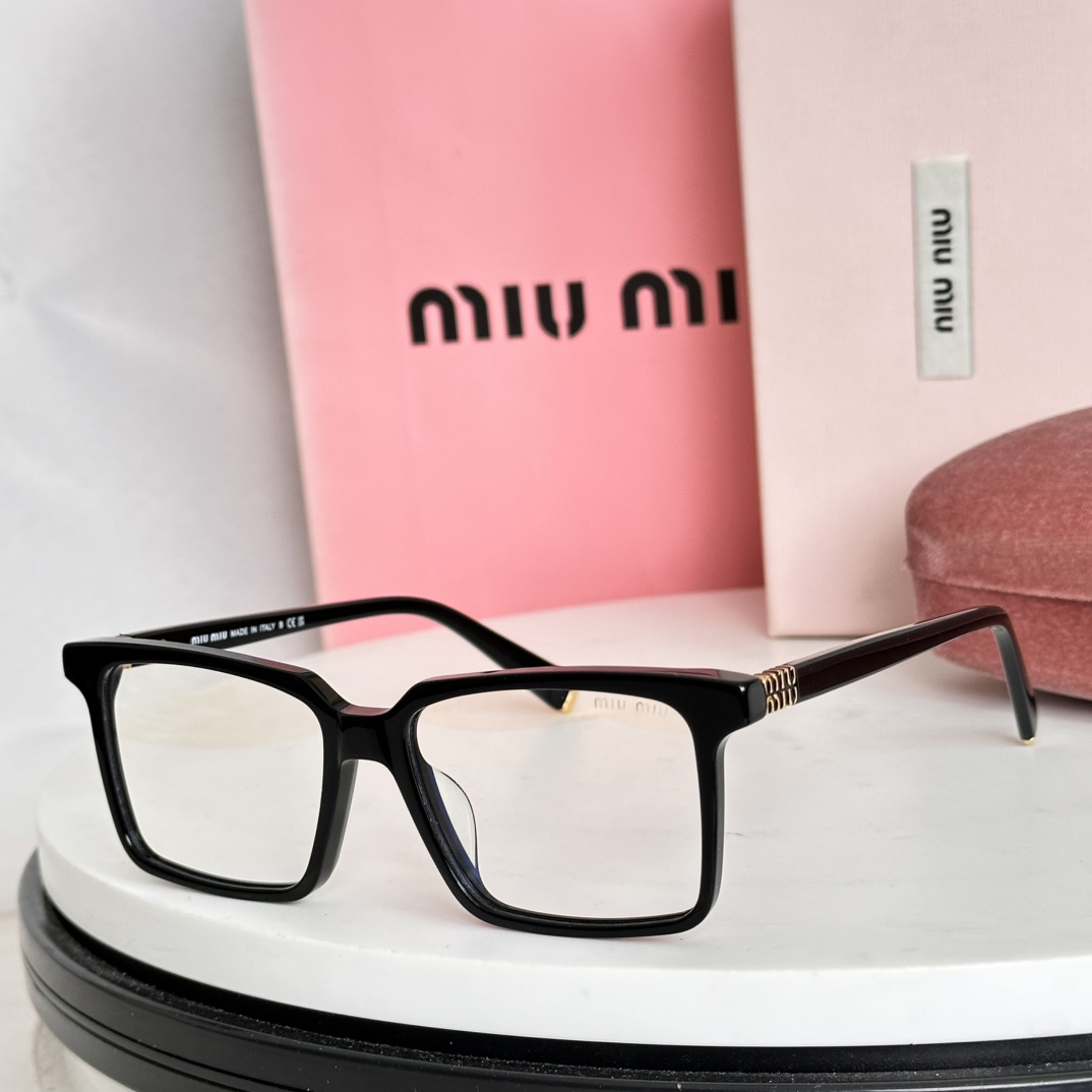 Lunettes MIUMIU en acétate, monture carrée noire