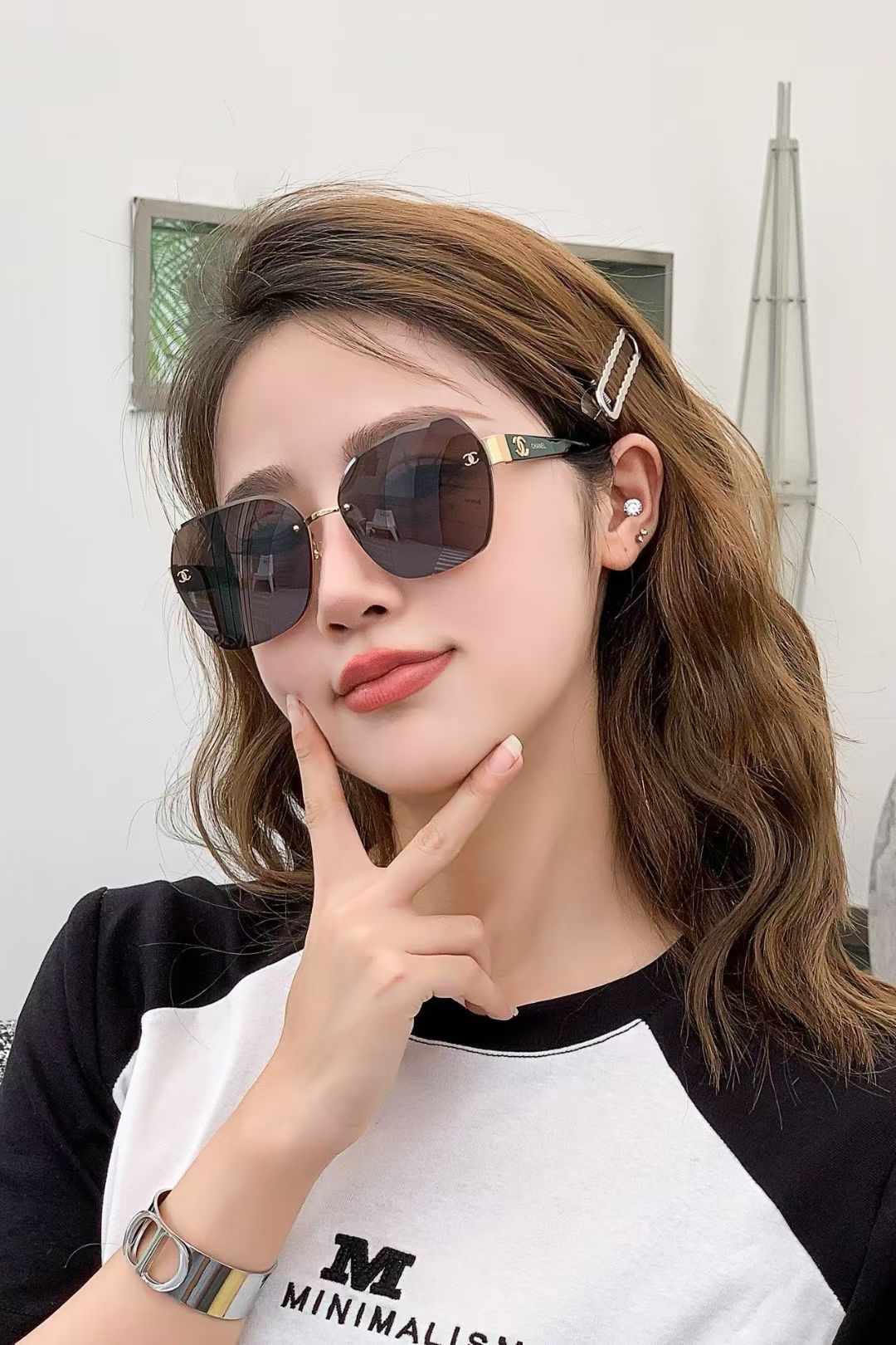 ‼️ 模特图 CHANE*🌸🌸🌸MODEL：5486🌸🌸🌸SIZE：61口16-145🌸🌸🌸