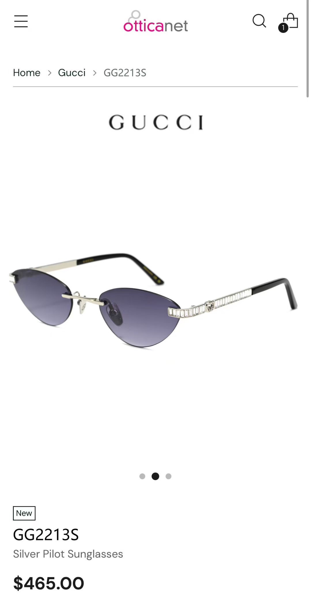 ‼️ 官网图 钻石➕10 GUCC*🐝🐝🐝MODEL：GG2213S🐝🐝🐝SIZE：58口20-140🐝