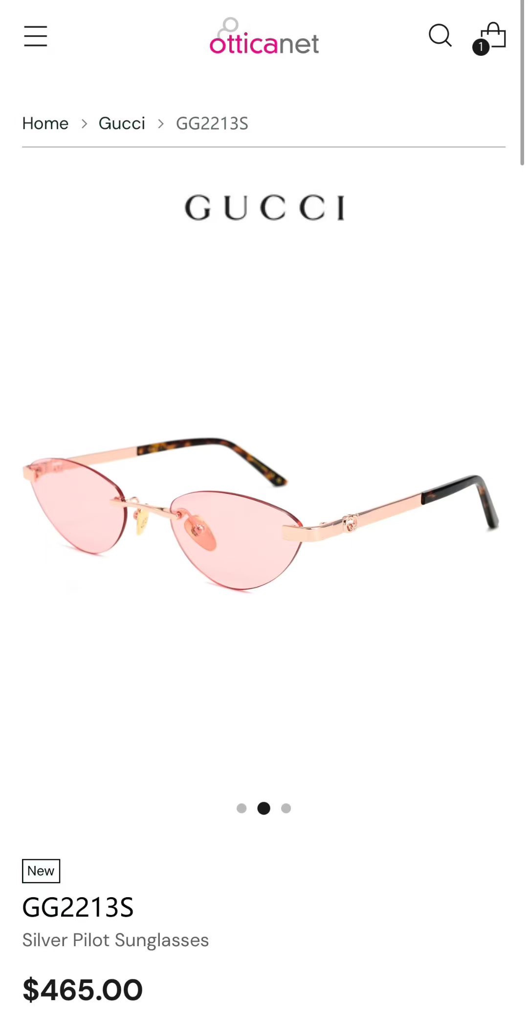 ‼️ 官网图 钻石➕10 GUCC*🐝🐝🐝MODEL：GG2213S🐝🐝🐝SIZE：58口20-140🐝