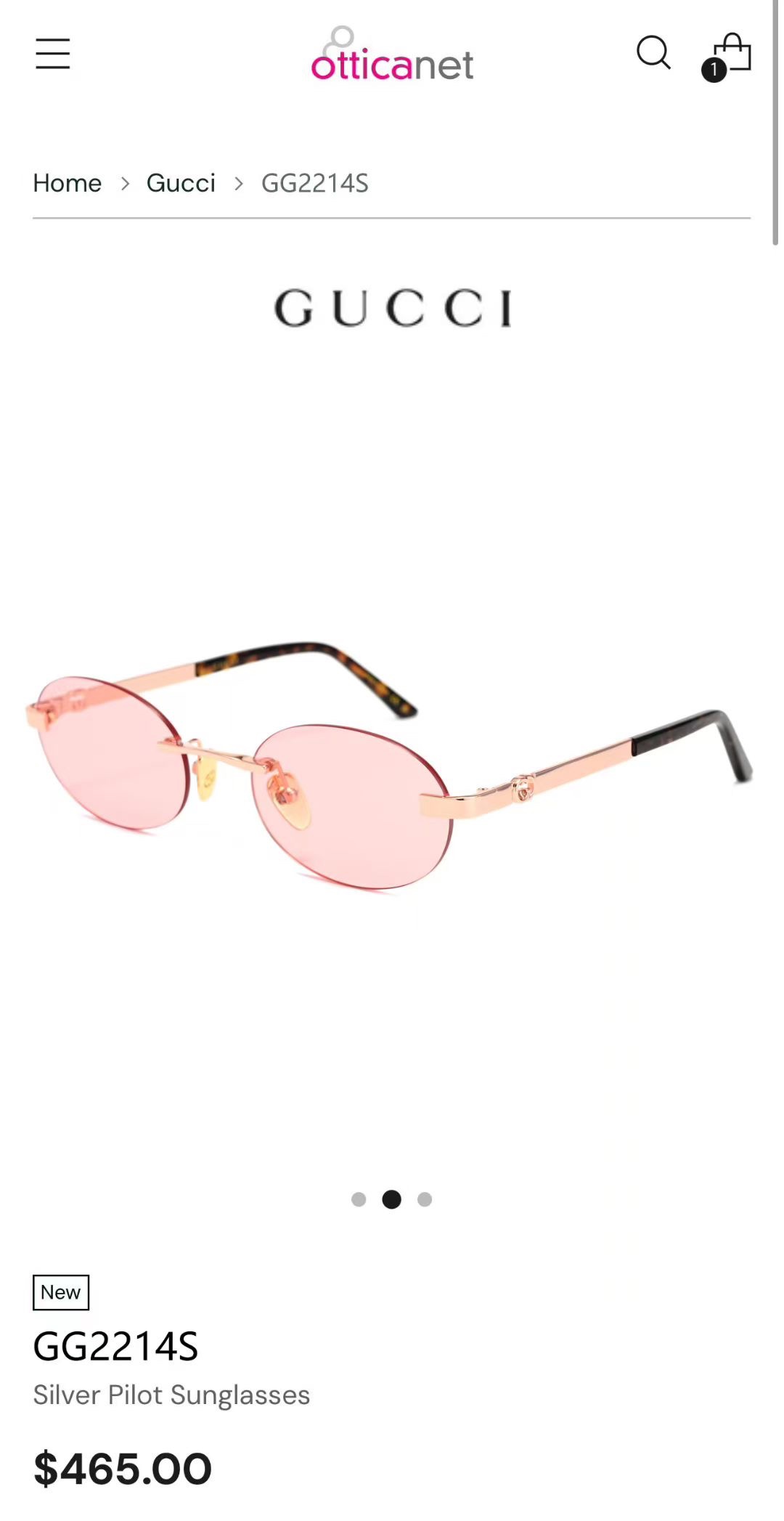 ‼️ 官网图 钻石➕10 GUCC*🐝🐝🐝MODEL：GG2214S🐝🐝🐝SIZE：55口20-140🐝