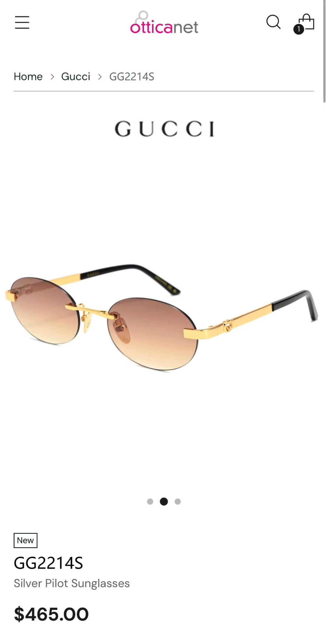 ‼️ 官网图 钻石➕10 GUCC*🐝🐝🐝MODEL：GG2214S🐝🐝🐝SIZE：55口20-140🐝