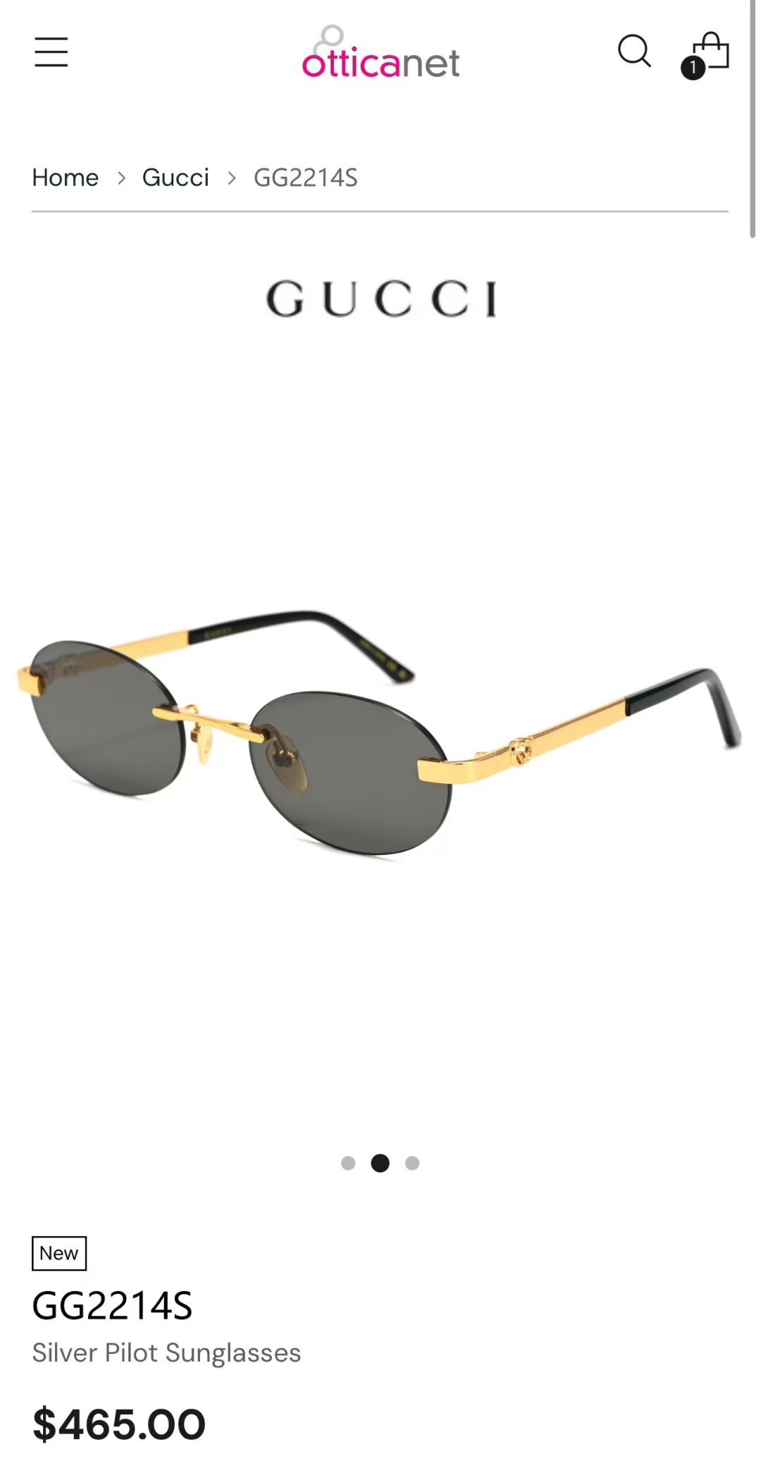 ‼️ 官网图 钻石➕10 GUCC*🐝🐝🐝MODEL：GG2214S🐝🐝🐝SIZE：55口20-140🐝