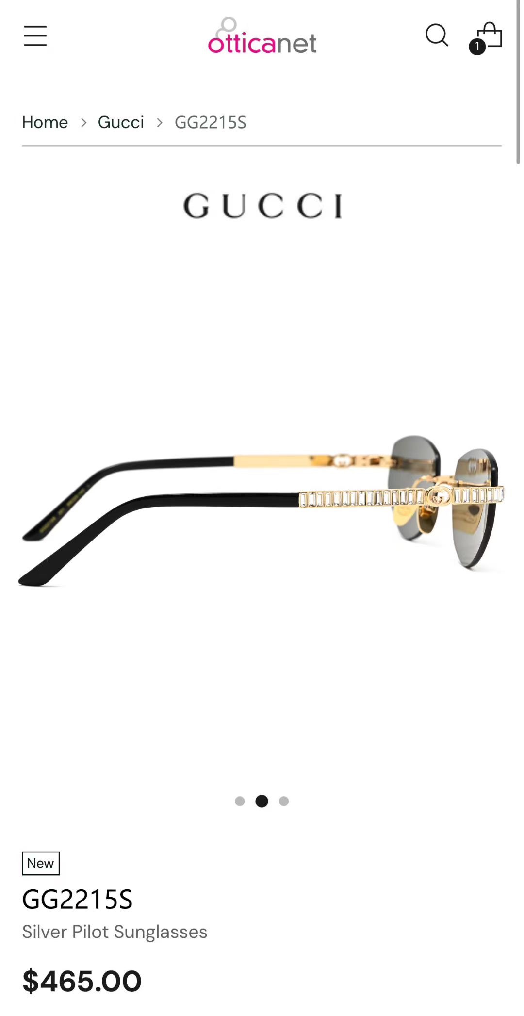 ‼️ 官网图 钻石➕10 GUCC*🐝🐝🐝MODEL：GG2214S🐝🐝🐝SIZE：55口20-140🐝