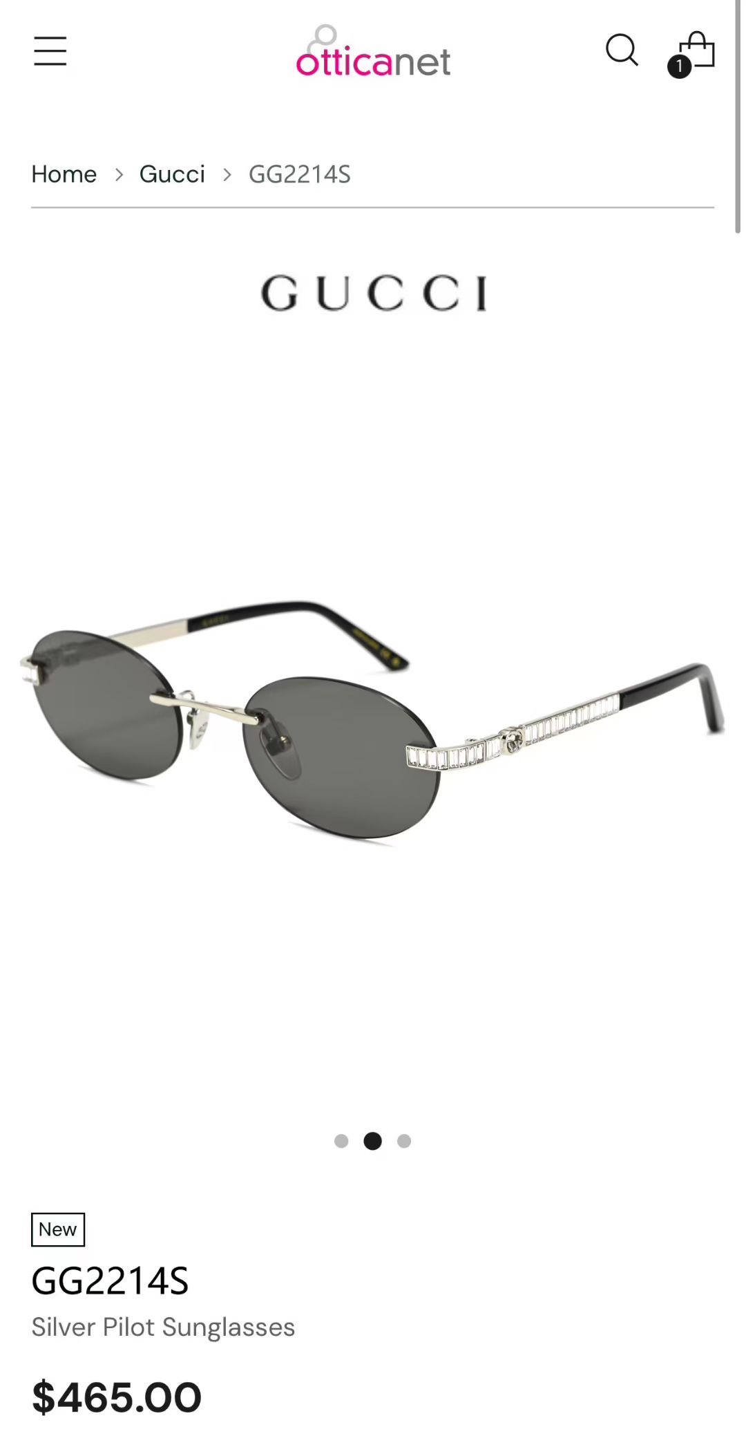 ‼️ 官网图 钻石➕10 GUCC*🐝🐝🐝MODEL：GG2214S🐝🐝🐝SIZE：55口20-140🐝