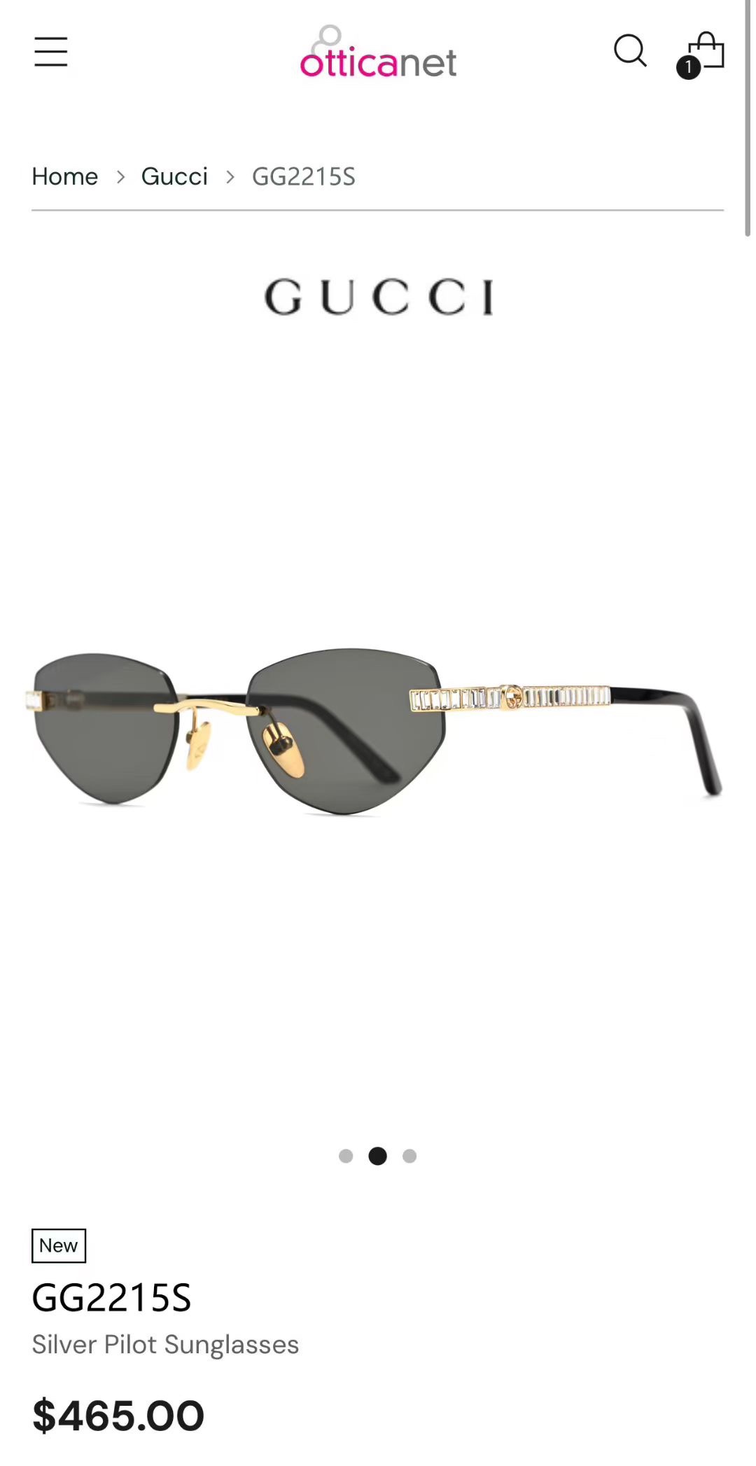 ‼️ 官网图 钻石➕10 GUCC*🐝🐝🐝MODEL：GG2215S🐝🐝🐝SIZE：56口20-140🐝