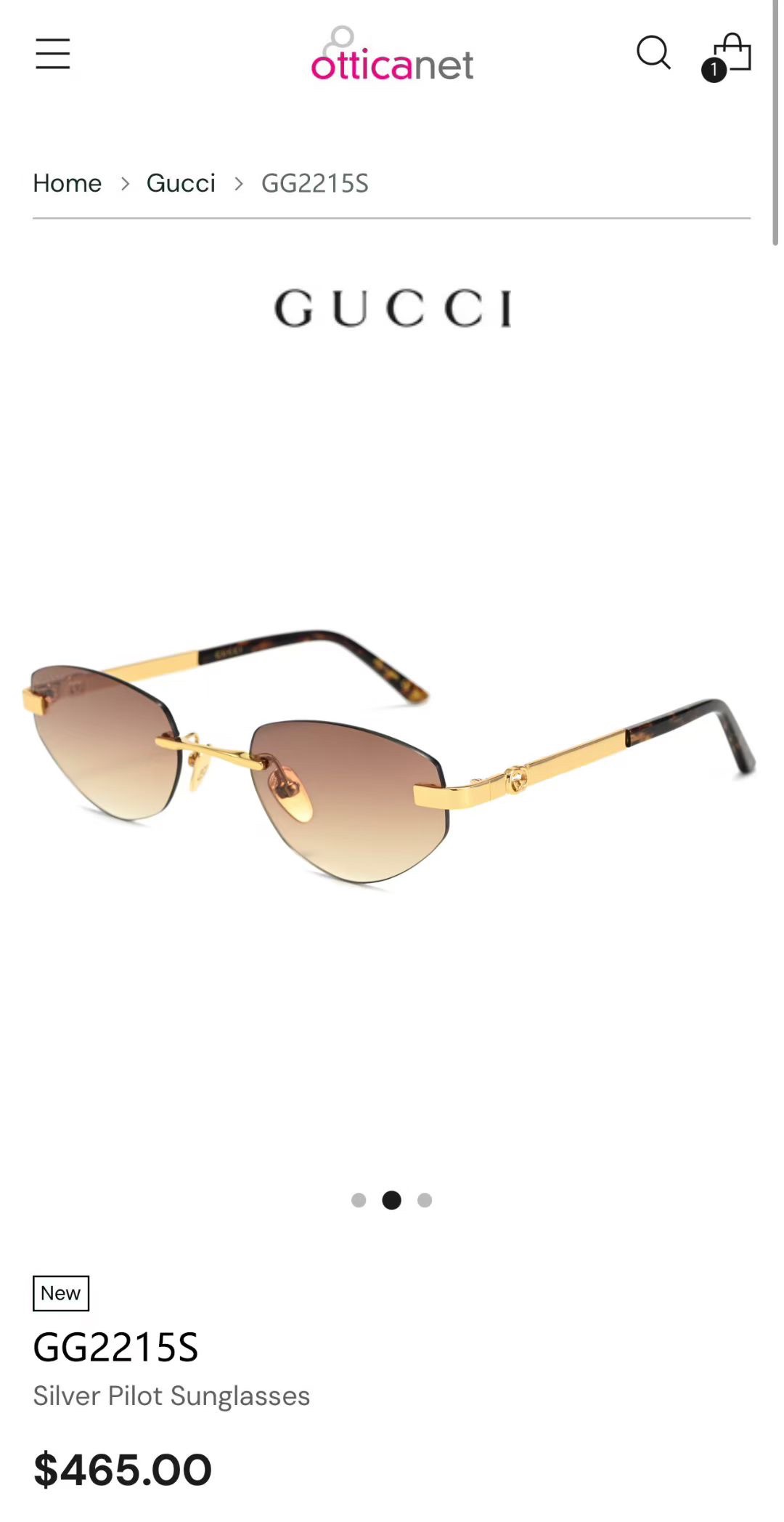 ‼️ 官网图 钻石➕10 GUCC*🐝🐝🐝MODEL：GG2215S🐝🐝🐝SIZE：56口20-140🐝