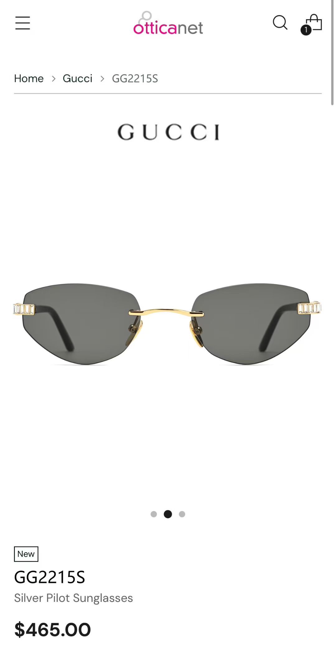 ‼️ 官网图 钻石➕10 GUCC*🐝🐝🐝MODEL：GG2215S🐝🐝🐝SIZE：56口20-140🐝