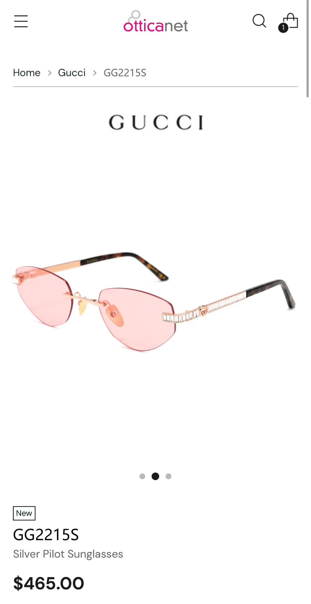 ‼️ 官网图 钻石➕10 GUCC*🐝🐝🐝MODEL：GG2215S🐝🐝🐝SIZE：56口20-140🐝