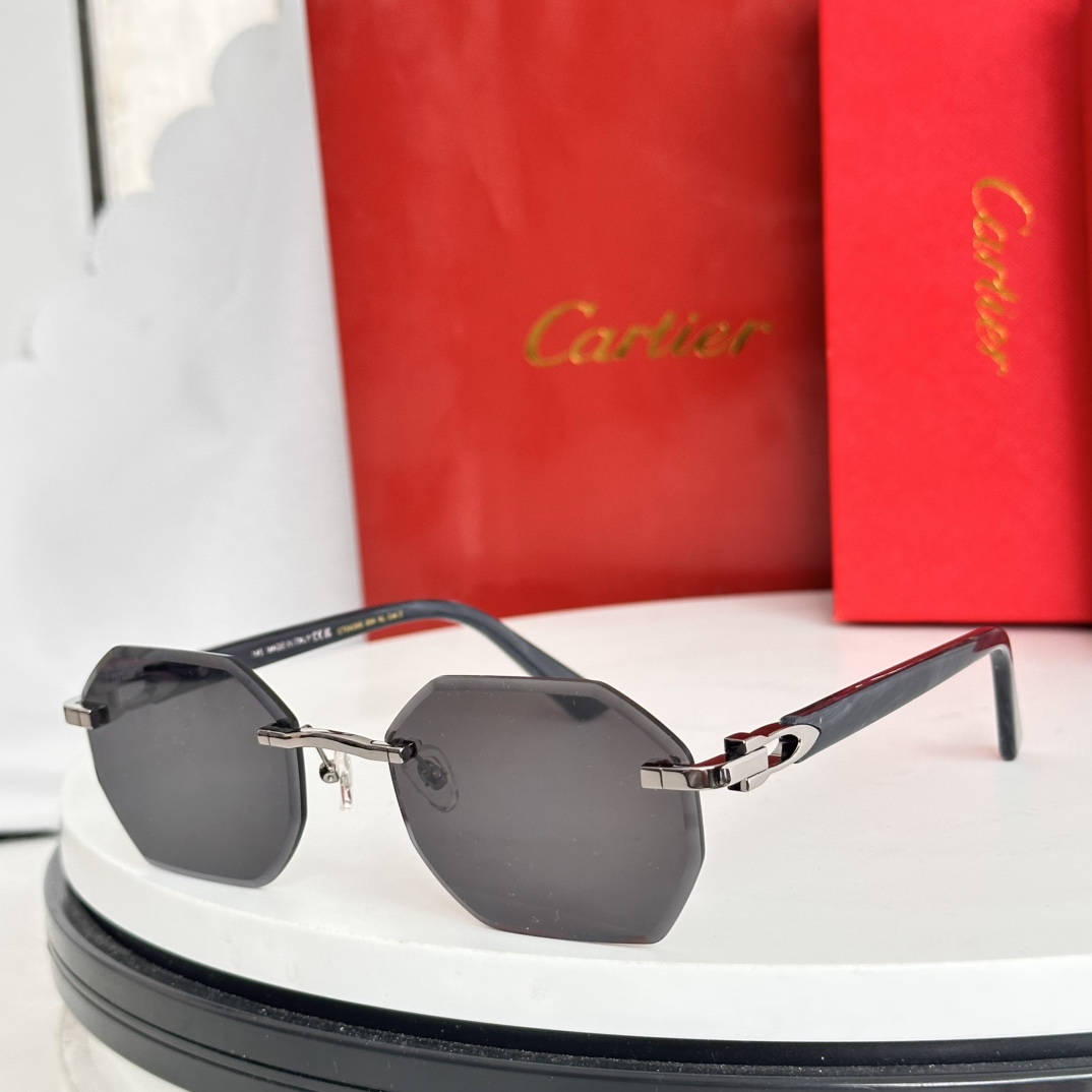 。‼️𝑪𝑨𝑹𝑻𝑰𝑬𝑹SIGNATURE C DE Cartie~ CT0439S 3.0加厚镜片镜片上蚀