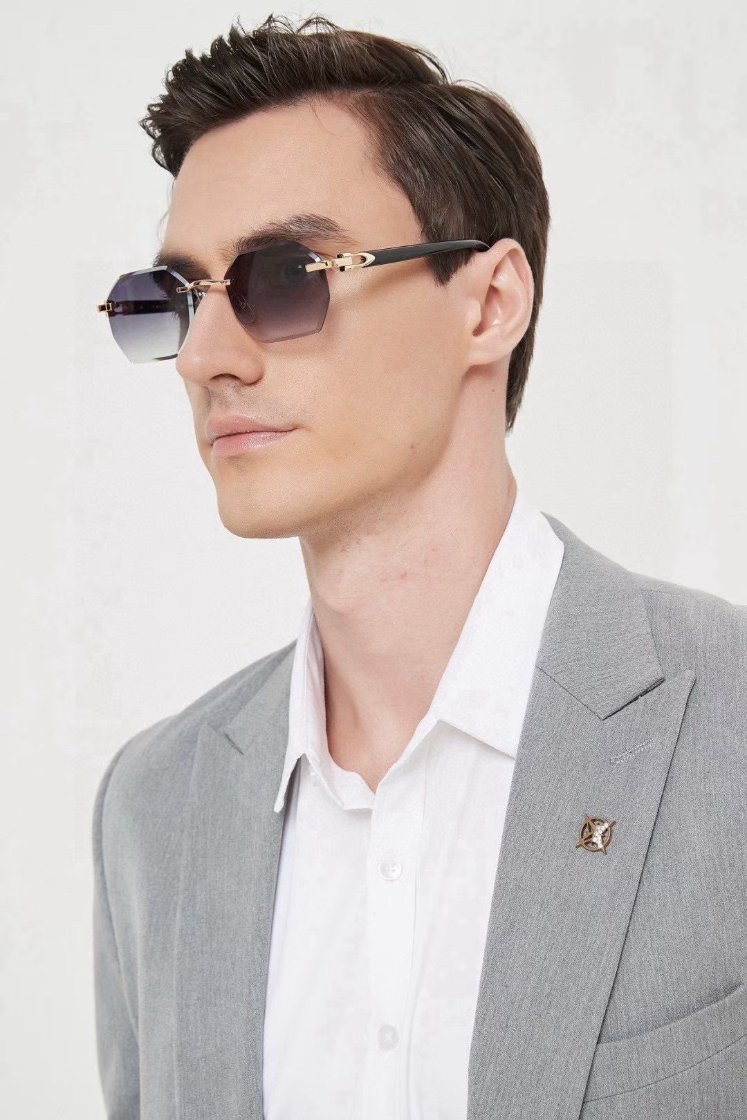 。‼️ 模特图 𝑪𝑨𝑹𝑻𝑰𝑬𝑹SIGNATURE C DE Cartie~ CT0439S 3.0加厚镜