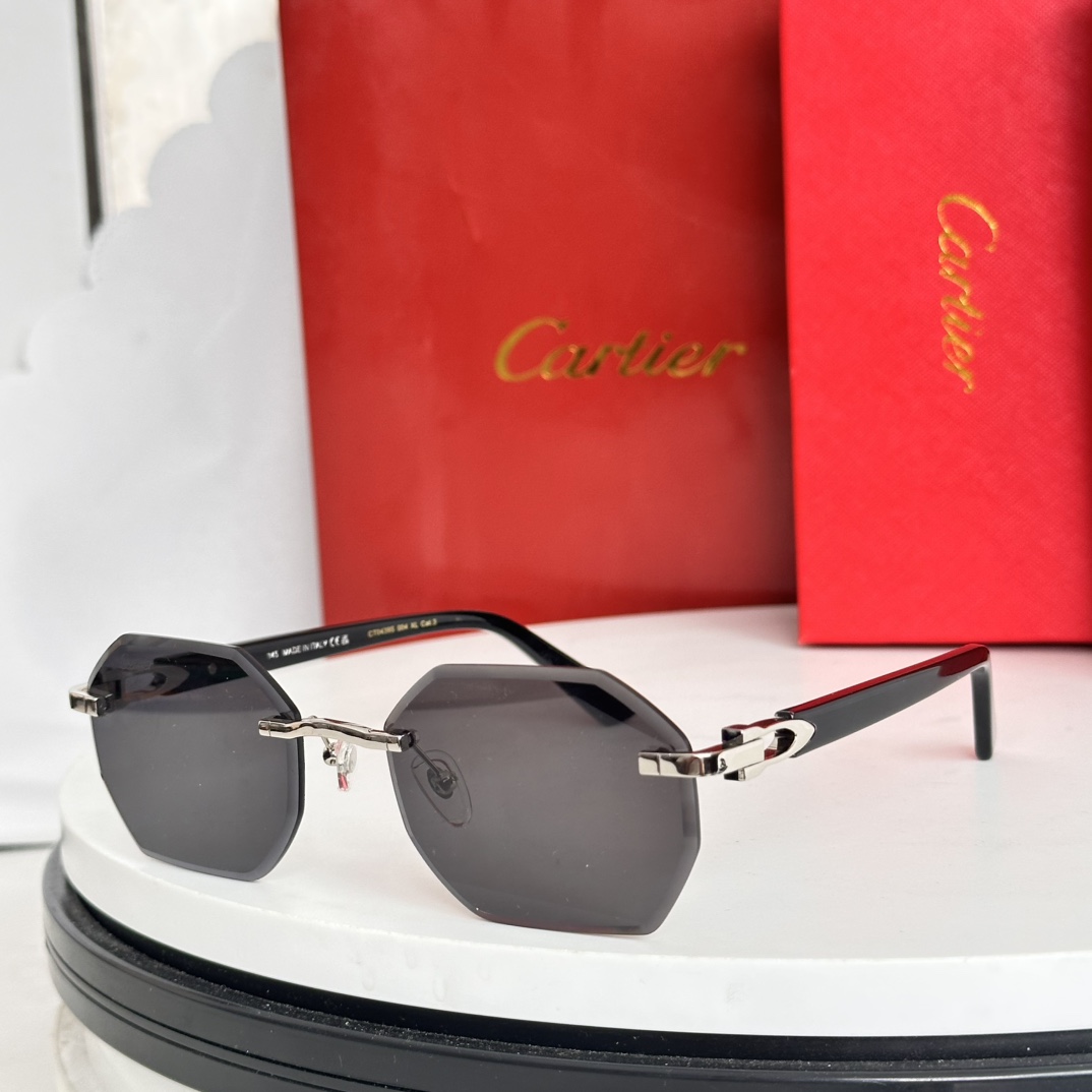 。‼️𝑪𝑨𝑹𝑻𝑰𝑬𝑹SIGNATURE C DE Cartie~ CT0439S 3.0加厚镜片镜片上蚀