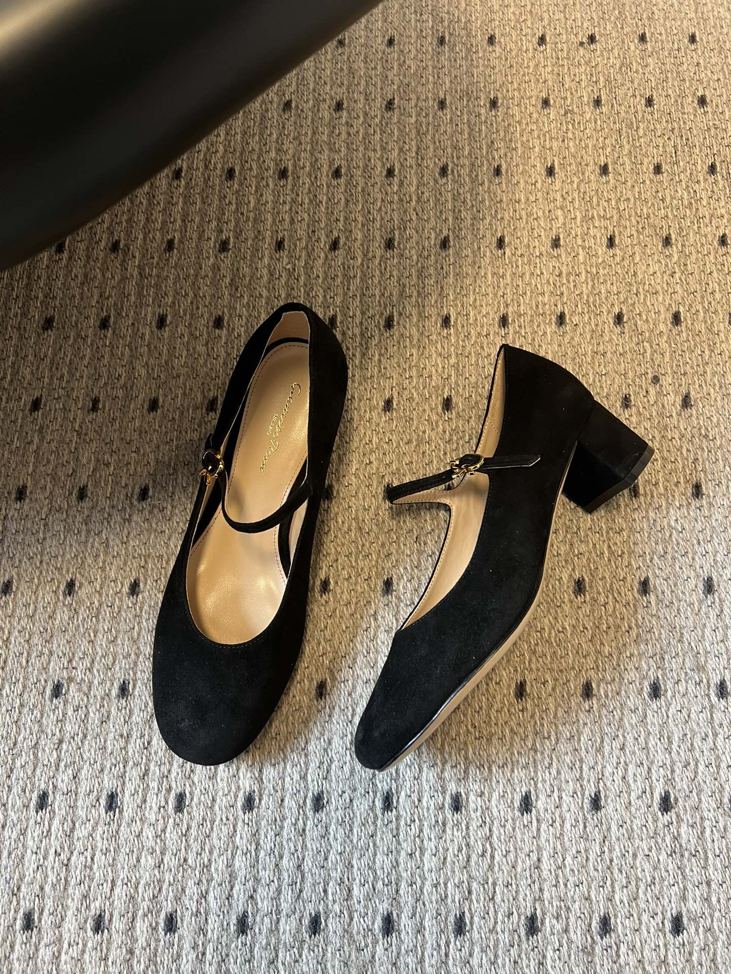 Gianvito Ross*26ss早春新款经典粗低跟玛丽珍鞋延续玛丽珍鞋的标志性T字带与可调节搭扣设计