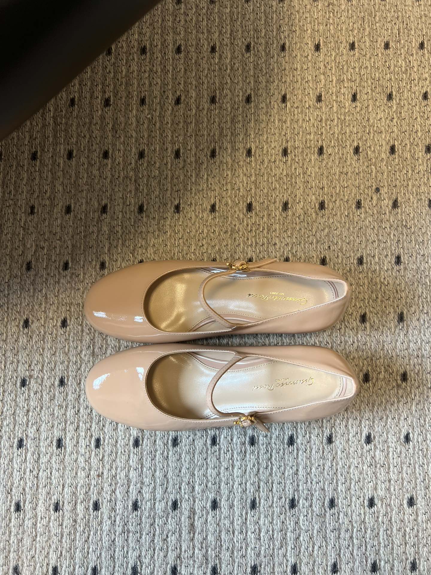 Gianvito Ross*26ss早春新款经典粗低跟玛丽珍鞋延续玛丽珍鞋的标志性T字带与可调节搭扣设计