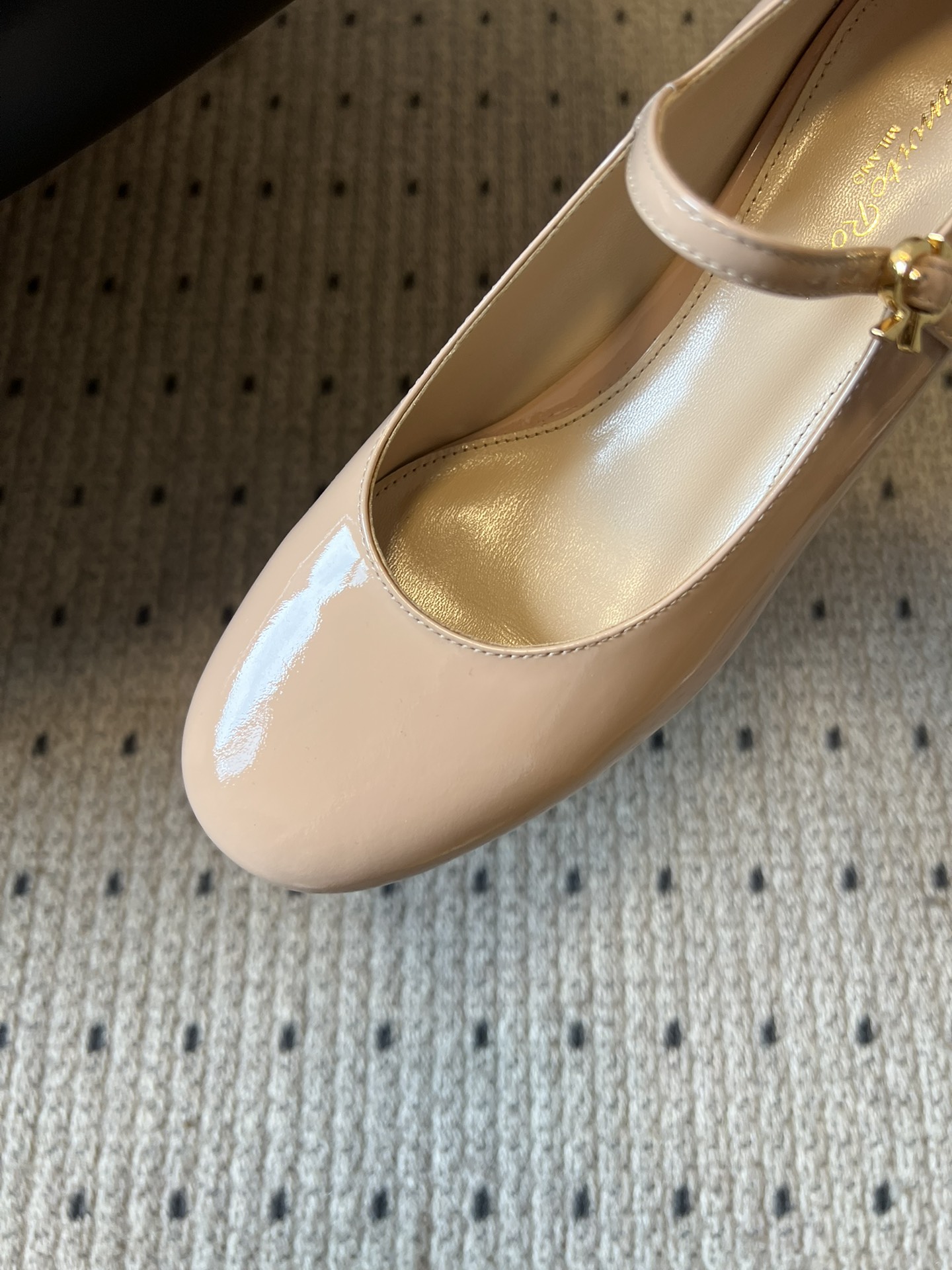 Gianvito Ross*26ss早春新款经典粗低跟玛丽珍鞋延续玛丽珍鞋的标志性T字带与可调节搭扣设计