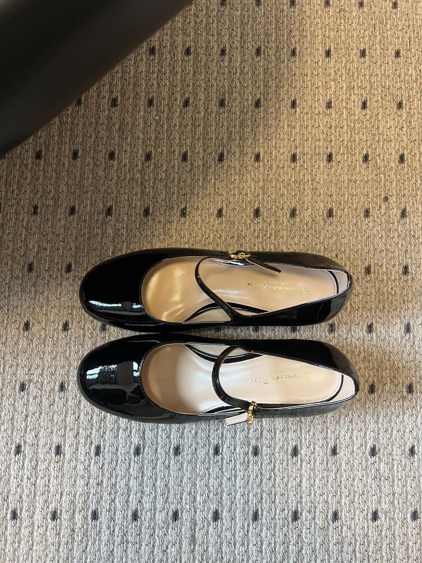 Gianvito Ross*26ss早春新款经典粗低跟玛丽珍鞋延续玛丽珍鞋的标志性T字带与可调节搭扣设计