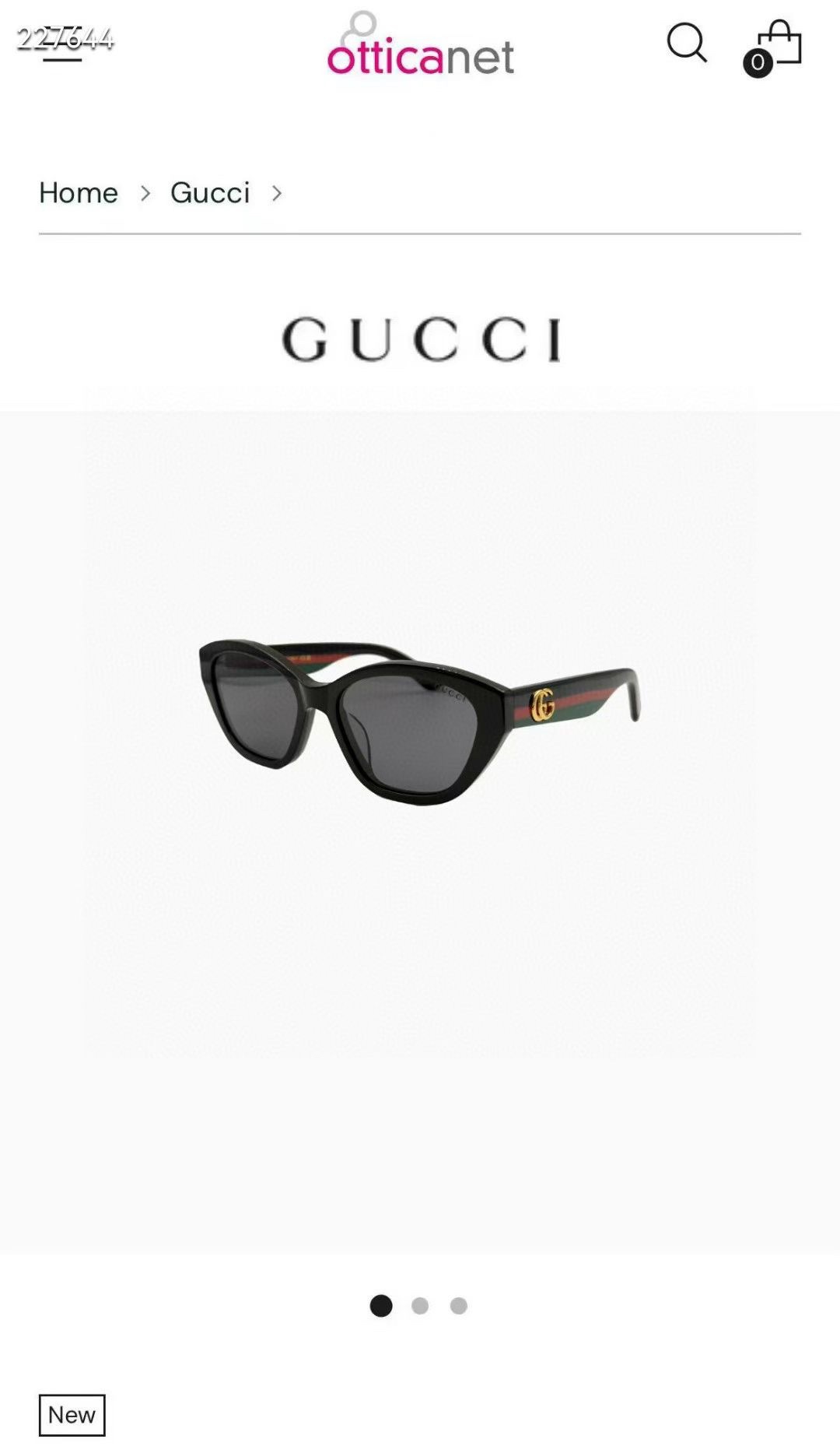 ‼️ 官网图 GUCCI*🐝🐝🐝MODEL：GG1555S🐝🐝🐝SIZE：55口18-145🐝🐝🐝