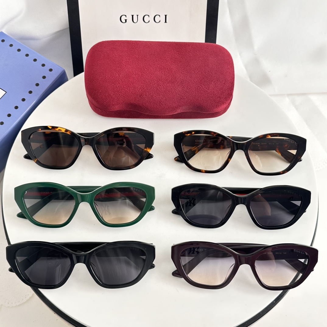‼️ 官网图 GUCCI*🐝🐝🐝MODEL：GG1555S🐝🐝🐝SIZE：55口18-145🐝🐝🐝