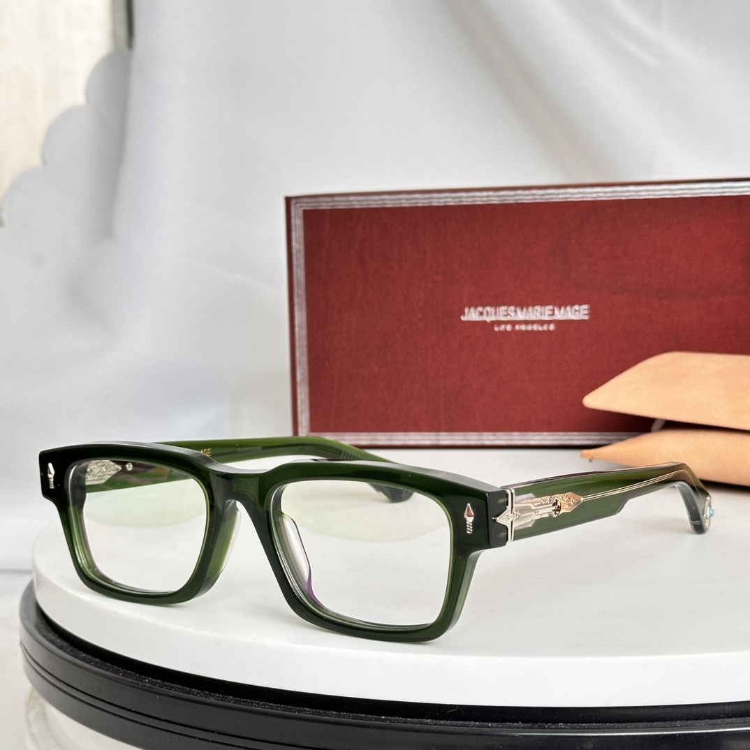 ‼️JACQUES MARIE MAGE绿松石系列 8.0厚料定制原版复刻 日本手工眼镜 镜框採用厚金属