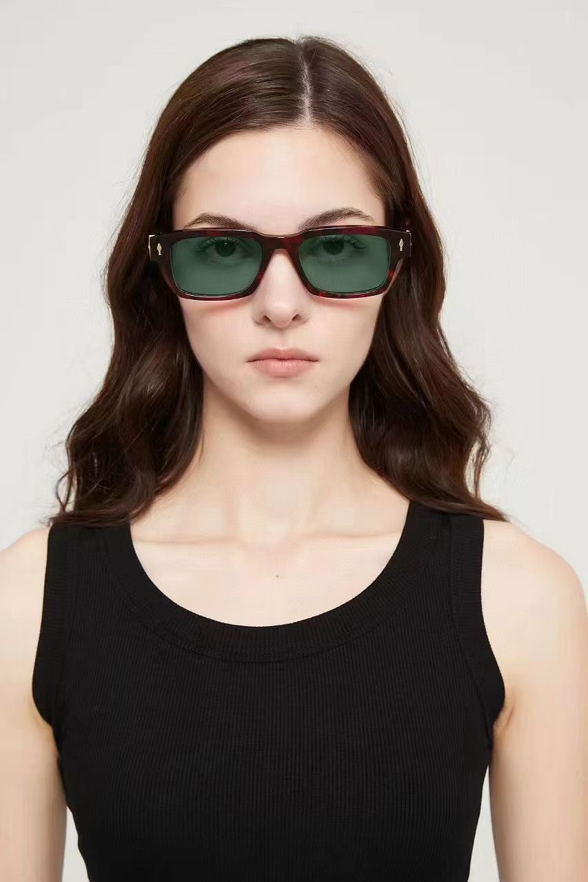 ‼️ 模特图 JACQUES MARIE MAGE绿松石系列 8.0厚料定制原版复刻 日本手工眼镜 镜框