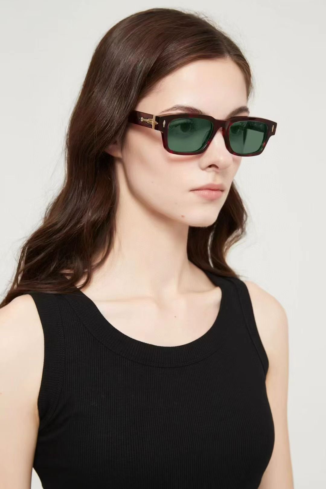 ‼️ 模特图 JACQUES MARIE MAGE绿松石系列 8.0厚料定制原版复刻 日本手工眼镜 镜框