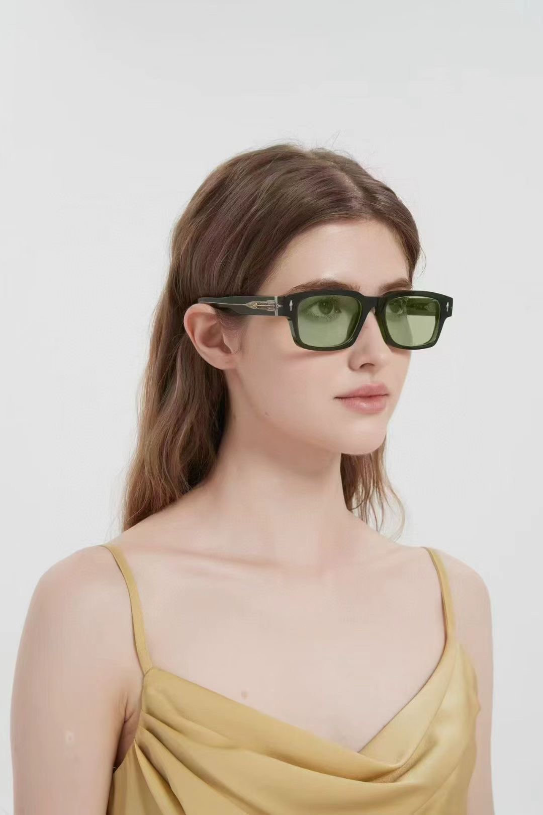 ‼️ 模特图 JACQUES MARIE MAGE绿松石系列 8.0厚料定制原版复刻 日本手工眼镜 镜框