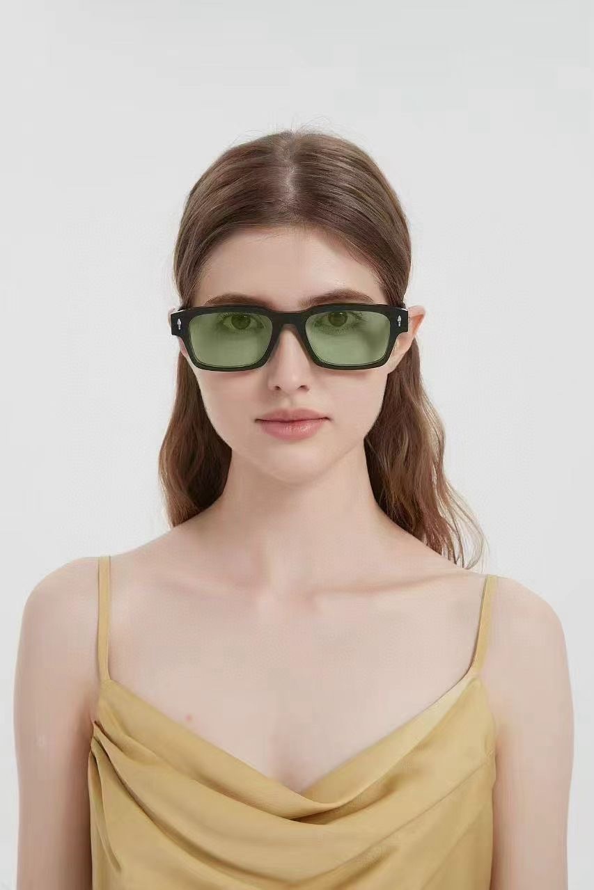 ‼️ 模特图 JACQUES MARIE MAGE绿松石系列 8.0厚料定制原版复刻 日本手工眼镜 镜框