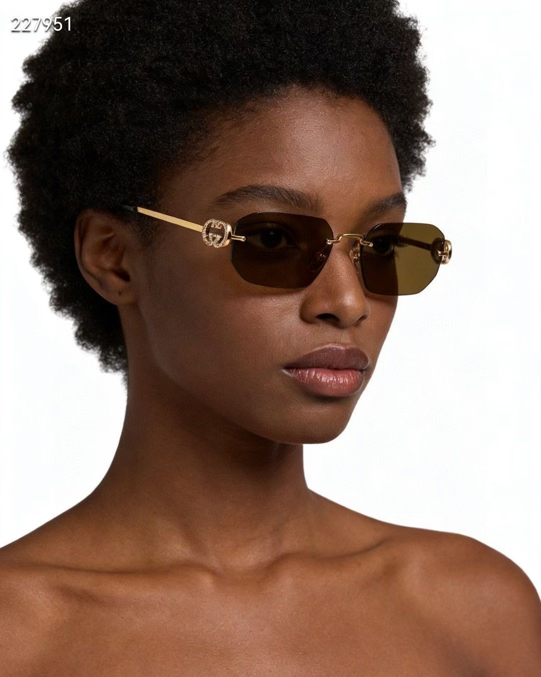 ‼️ 模特图 GUCC*MOD：GG2228SSize：57口18-135