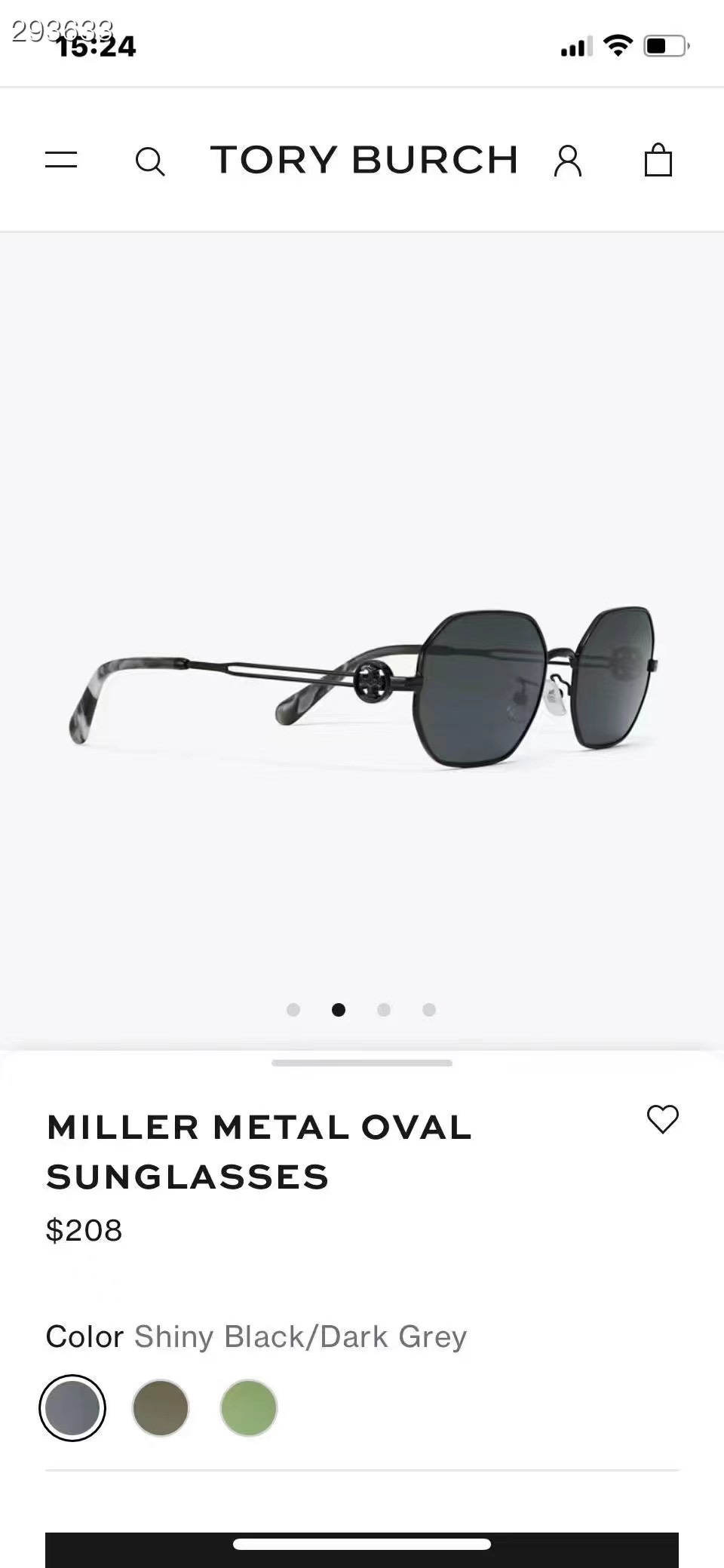 ‼️ 官网图 TORY BURCH🌟🌟🌟MODEL：TY6113 🌟🌟🌟SIZE：59口18-140🌟🌟