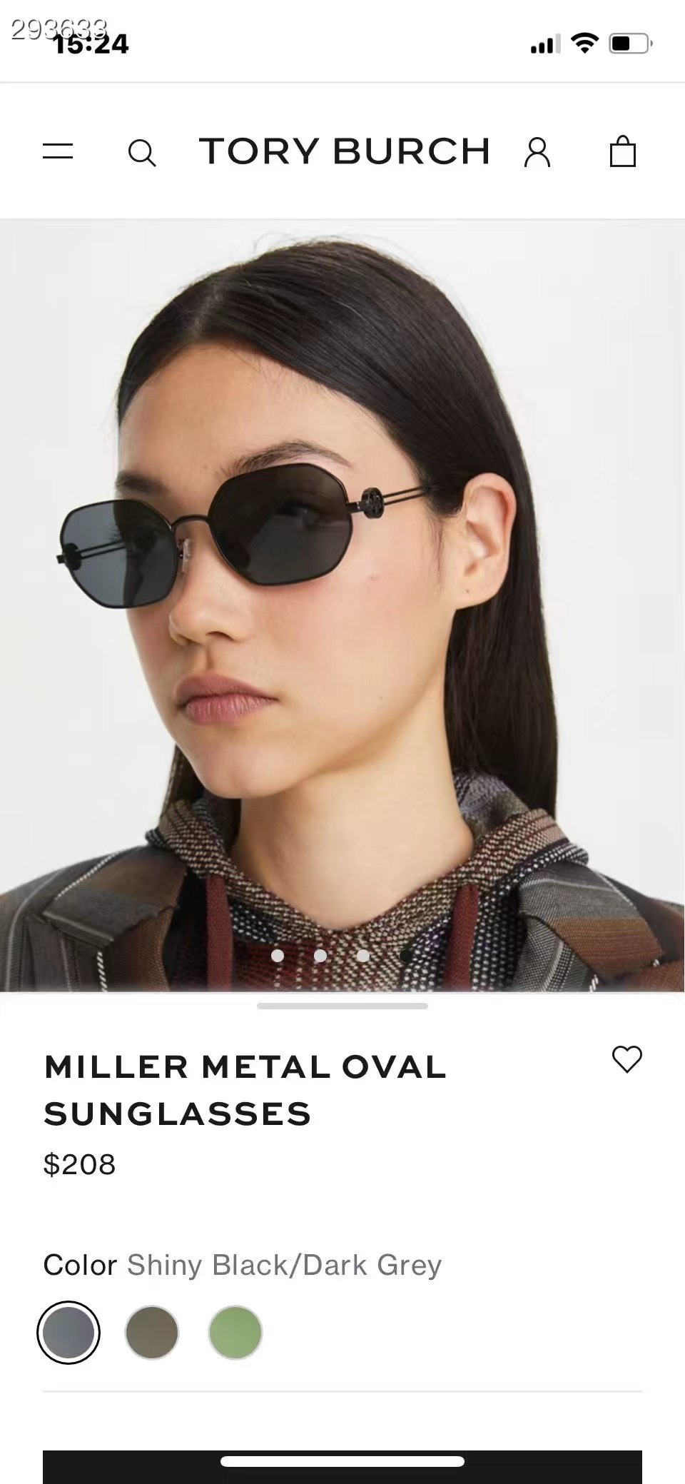 ‼️ 官网图 TORY BURCH🌟🌟🌟MODEL：TY6113 🌟🌟🌟SIZE：59口18-140🌟🌟