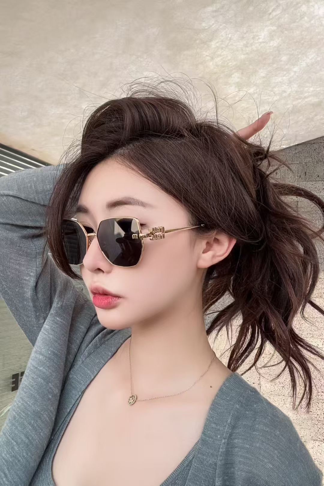 ‼️ 模特图 MIU MI*🎀🎀🎀MODEL: MU57ZS 🎀🎀🎀SIZE：58口18-145🎀🎀🎀