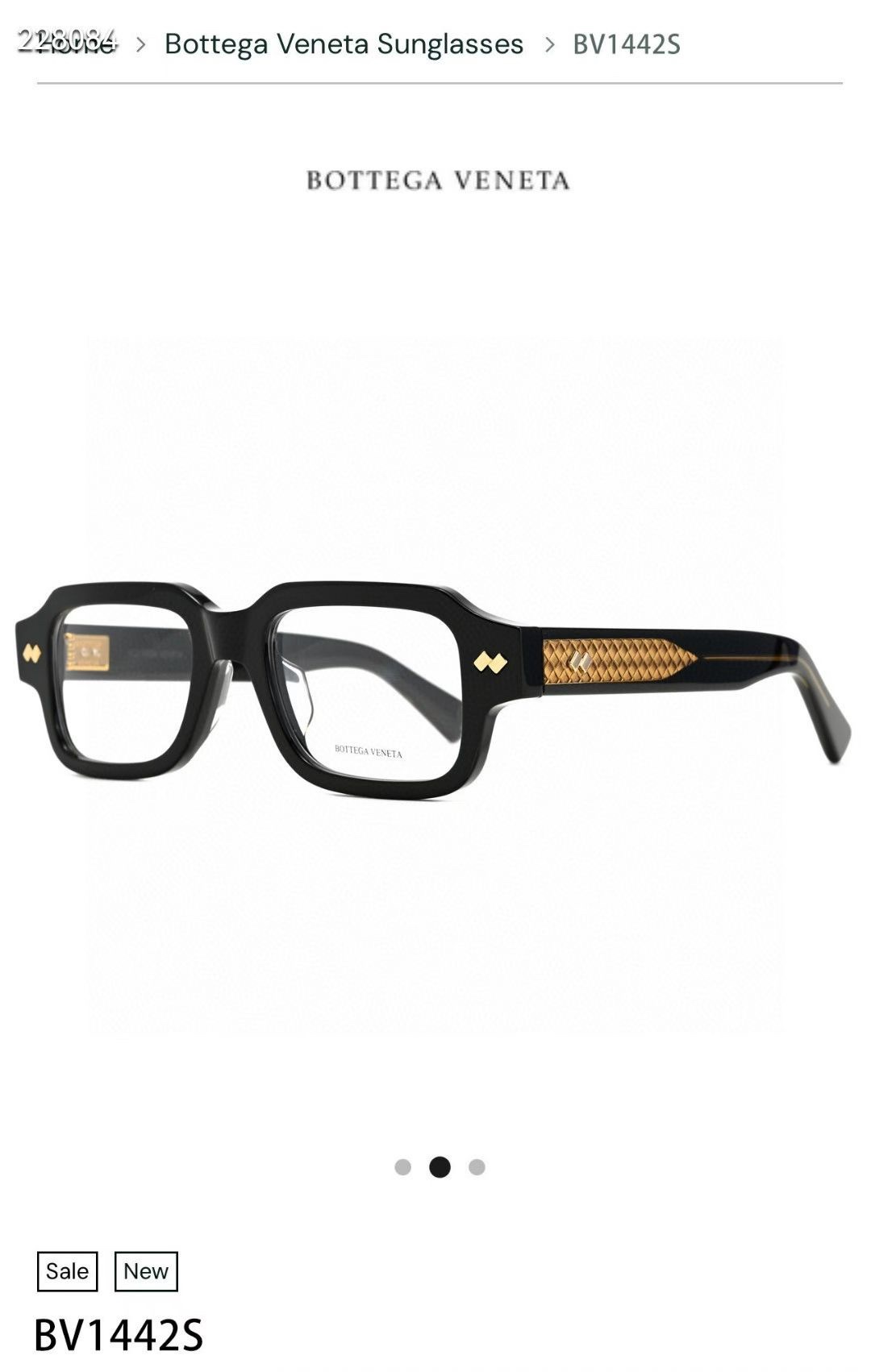 ‼️ 官网图 BOTTEGA VENET*🌟🌟🌟MODEL：BV1442S 🌟🌟🌟SIZE：51口20-