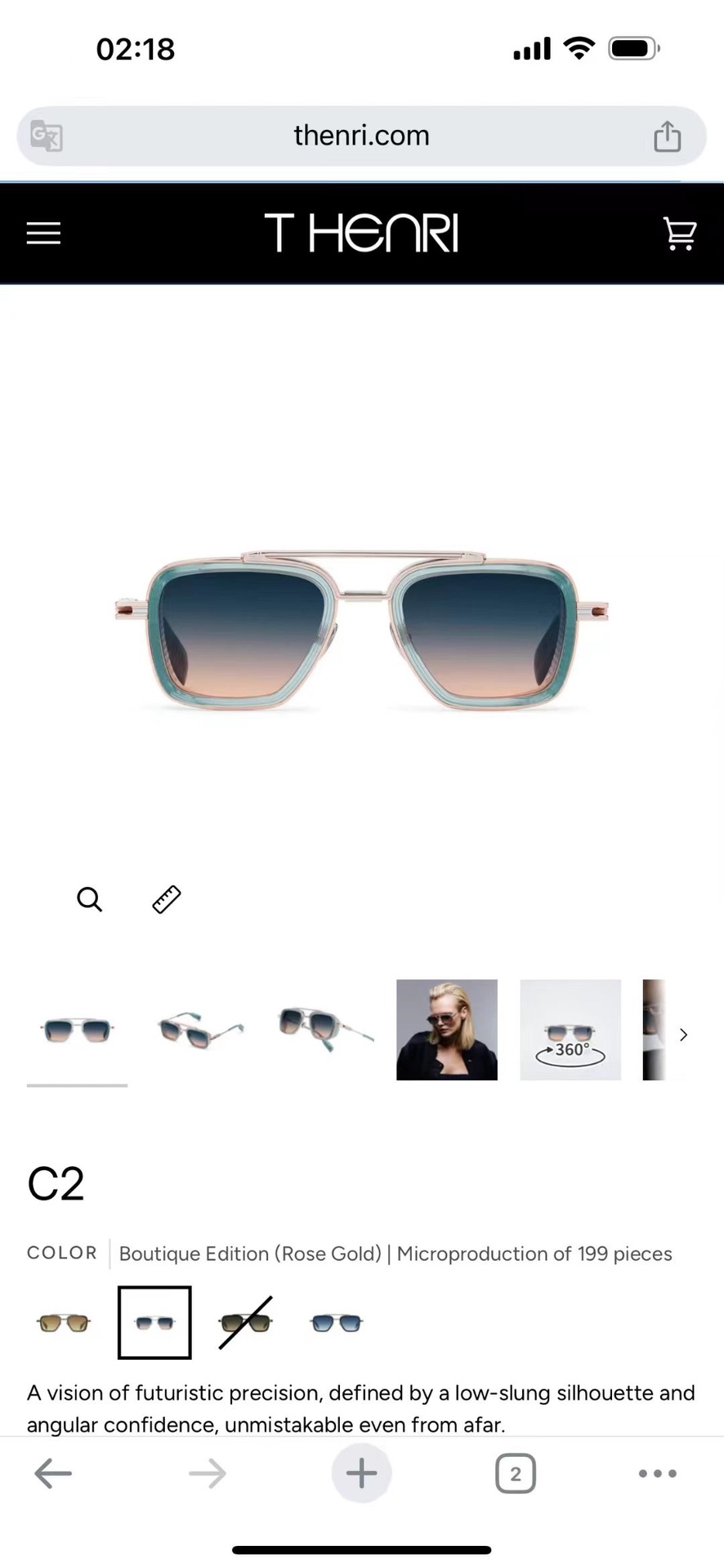 ‼️T-HENRI未来主义的精准愿景，以低矮的轮廓和棱角分明的自信线条为特征，即使从远处也能一眼辨认。 