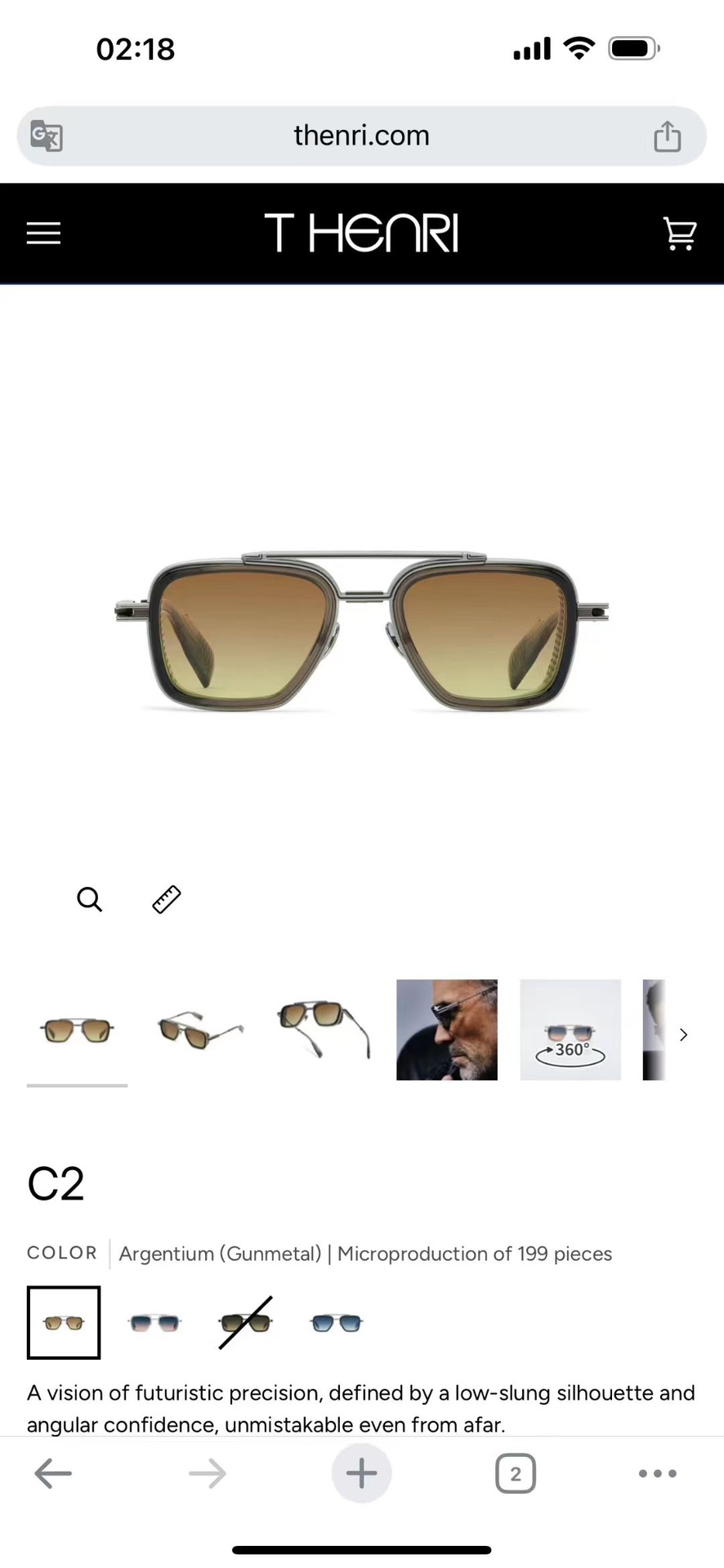 ‼️ 官网图 T-HENRI未来主义的精准愿景，以低矮的轮廓和棱角分明的自信线条为特征，即使从远处也能一