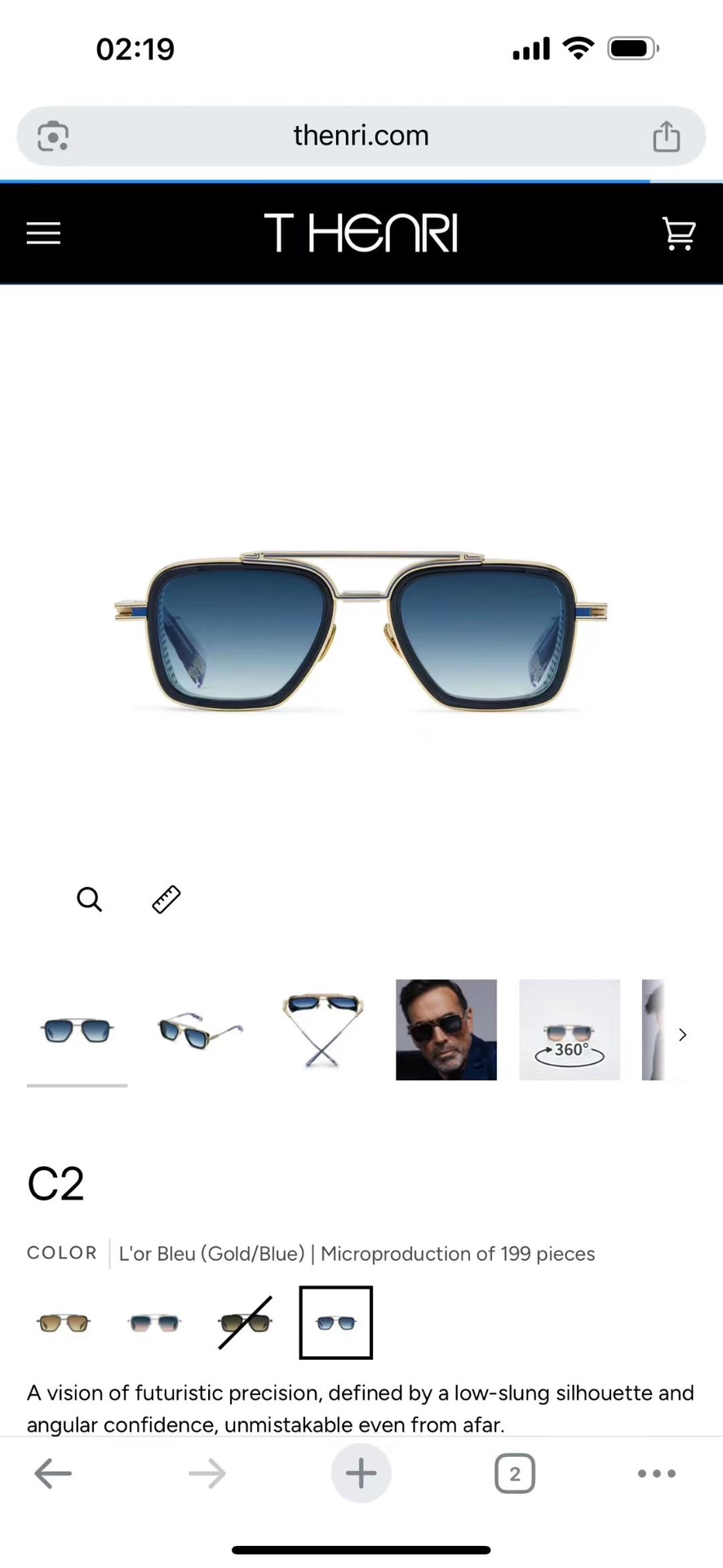 ‼️ 官网图 T-HENRI未来主义的精准愿景，以低矮的轮廓和棱角分明的自信线条为特征，即使从远处也能一