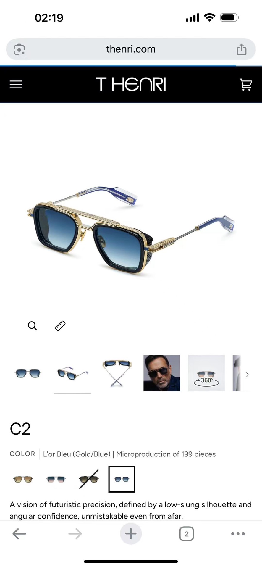 ‼️ 官网图 T-HENRI未来主义的精准愿景，以低矮的轮廓和棱角分明的自信线条为特征，即使从远处也能一