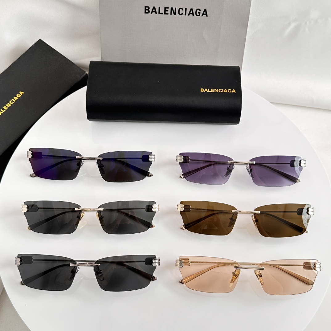 。‼️ 模特图 BALENCIAG*巴黎*世家⚜️⚜️⚜️MODEL：BB0487S⚜️⚜️⚜️SIZE