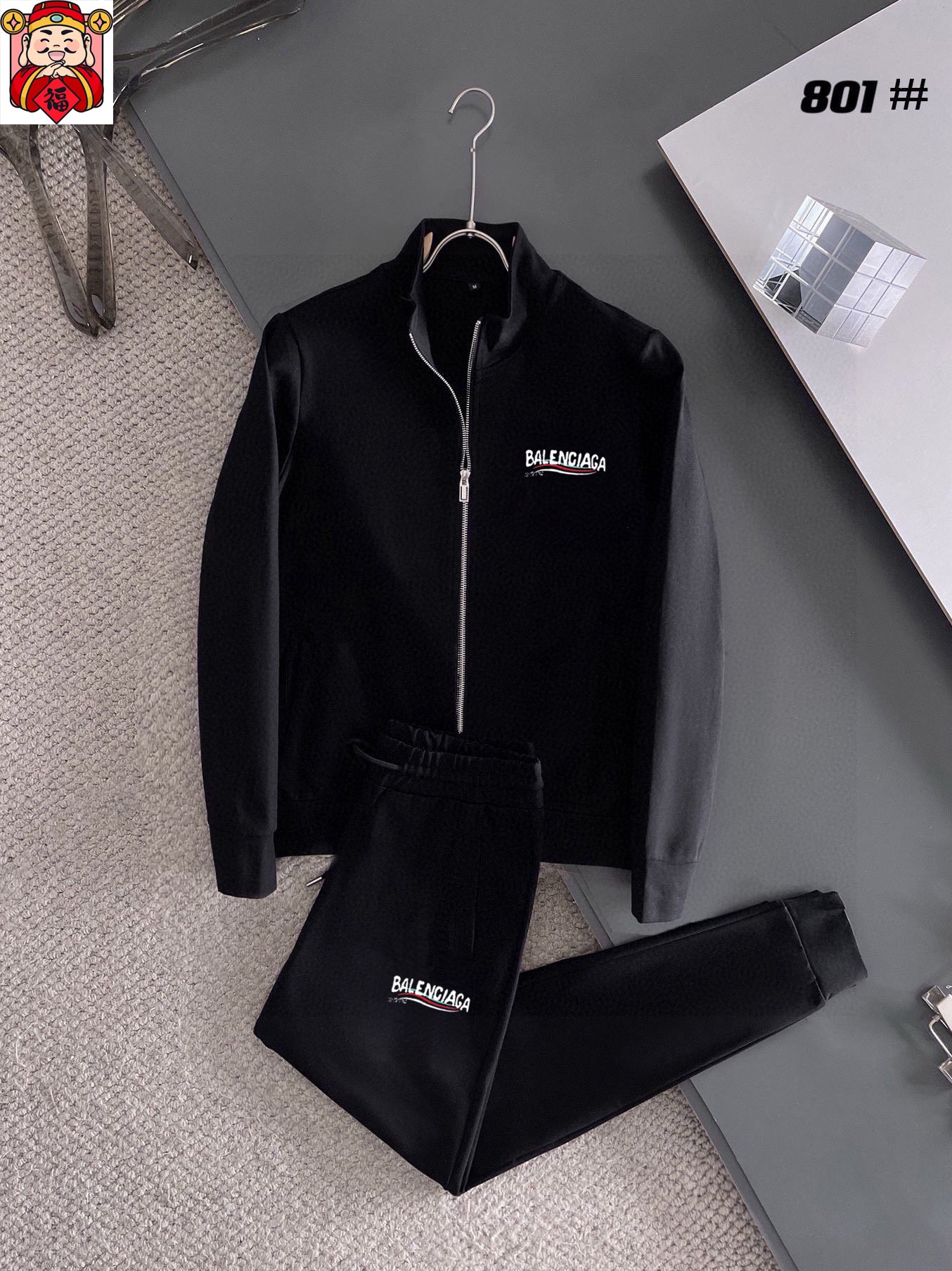 Balenciaga 品牌：巴黎世家 (胖子福音) 套装来袭 专注官网 2026全新 卫衣套装 狠货 就为一个贴合、完美的上身效果 全天然优质罗马棉100%